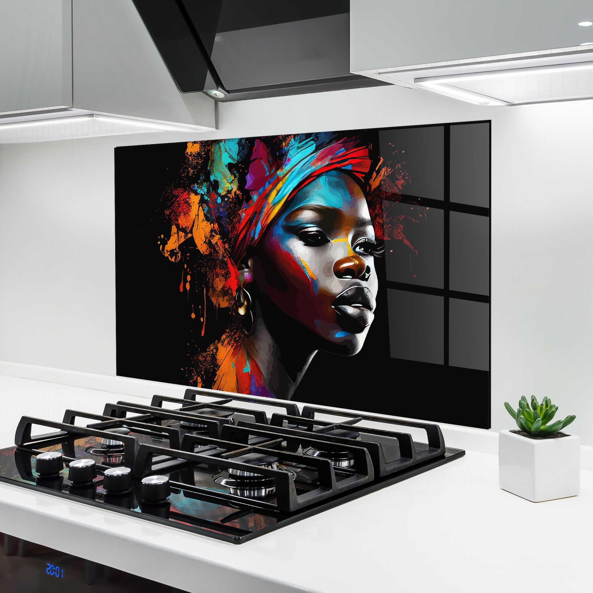 Pretty African Art Splash mockup 6