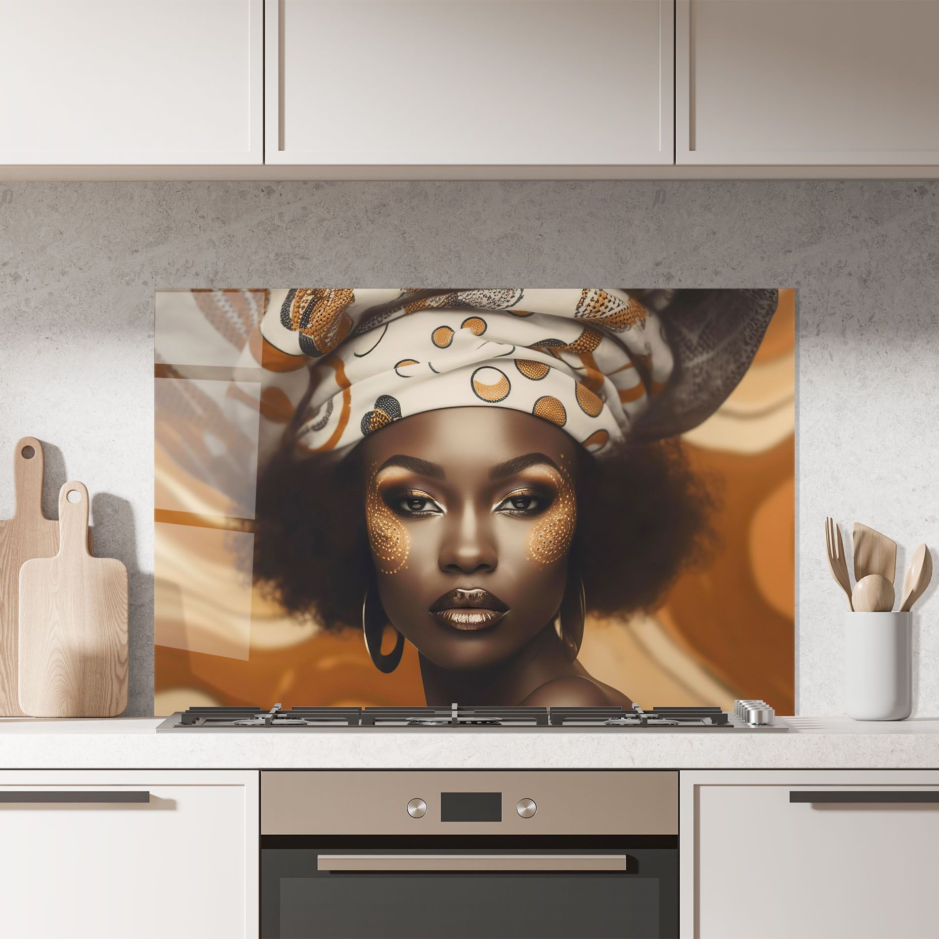 Abstract African Woman mockup 7