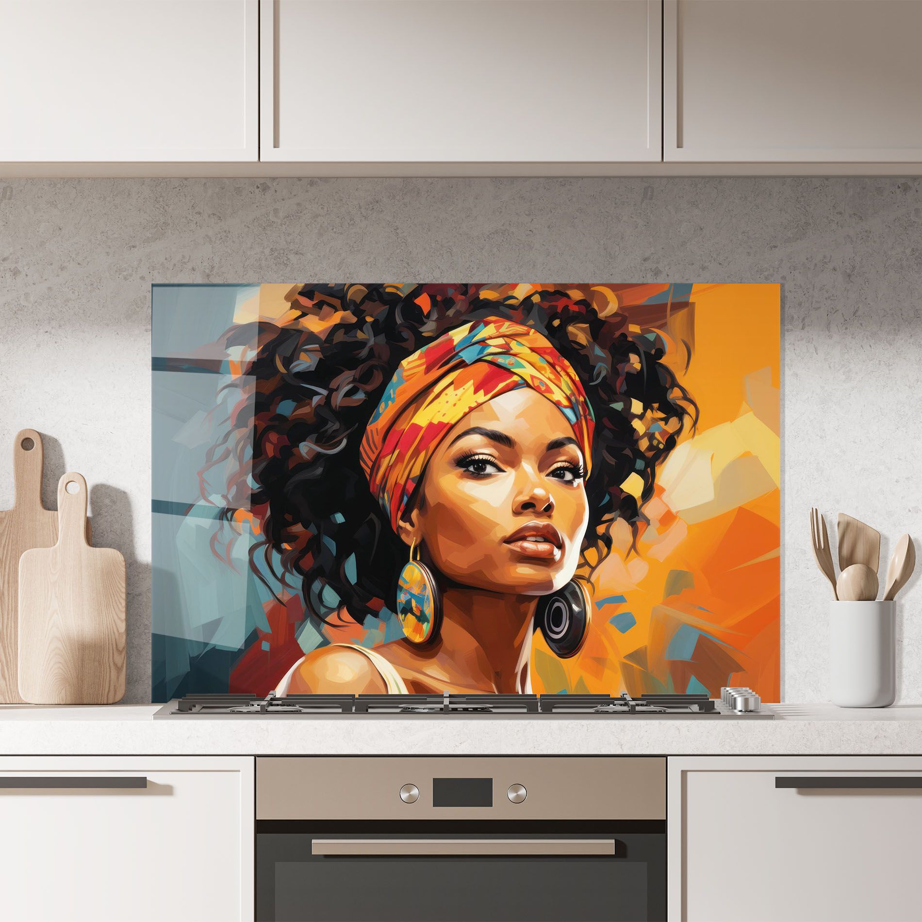 Colorful Ethic Portrait mockup 7