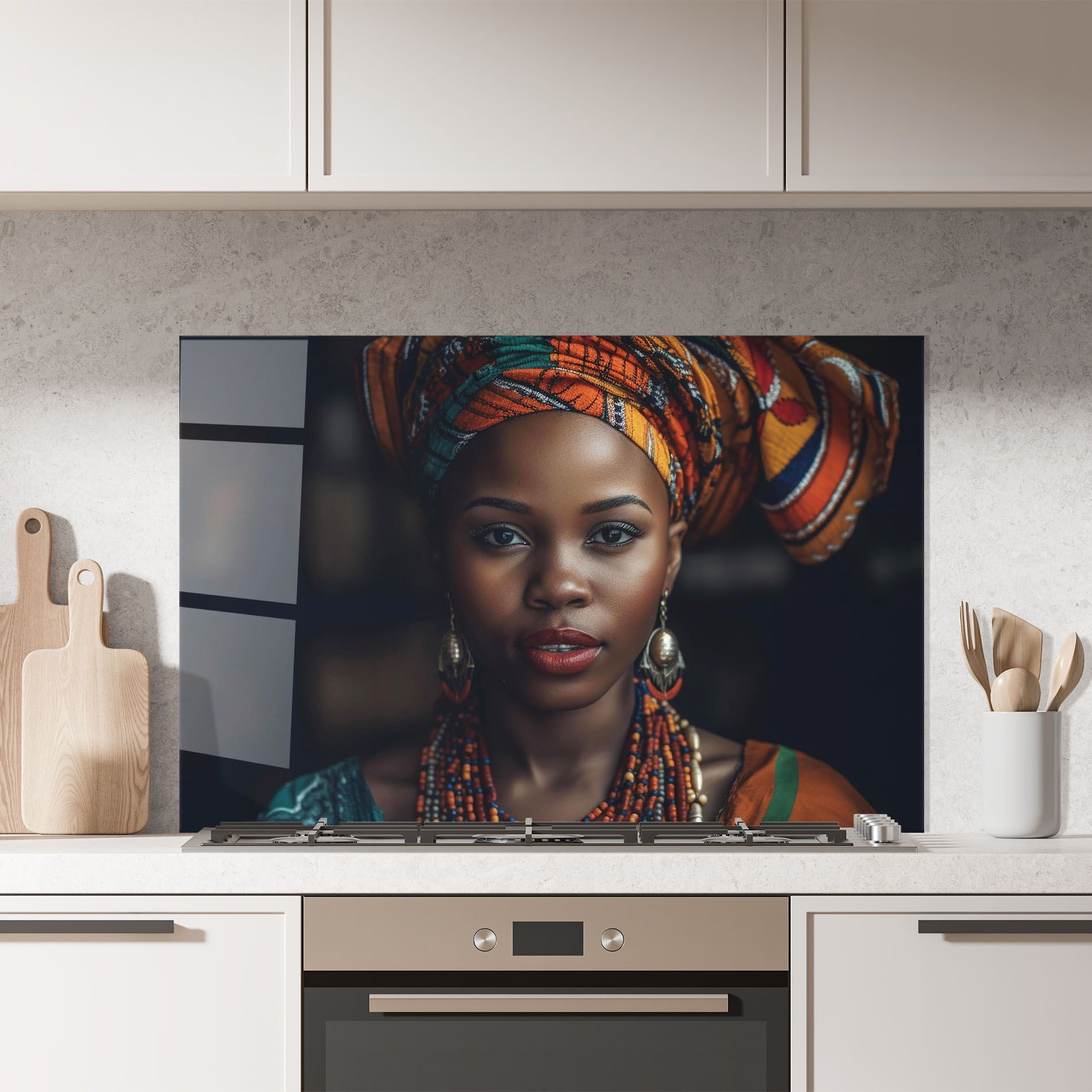 Young African Woman mockup 7