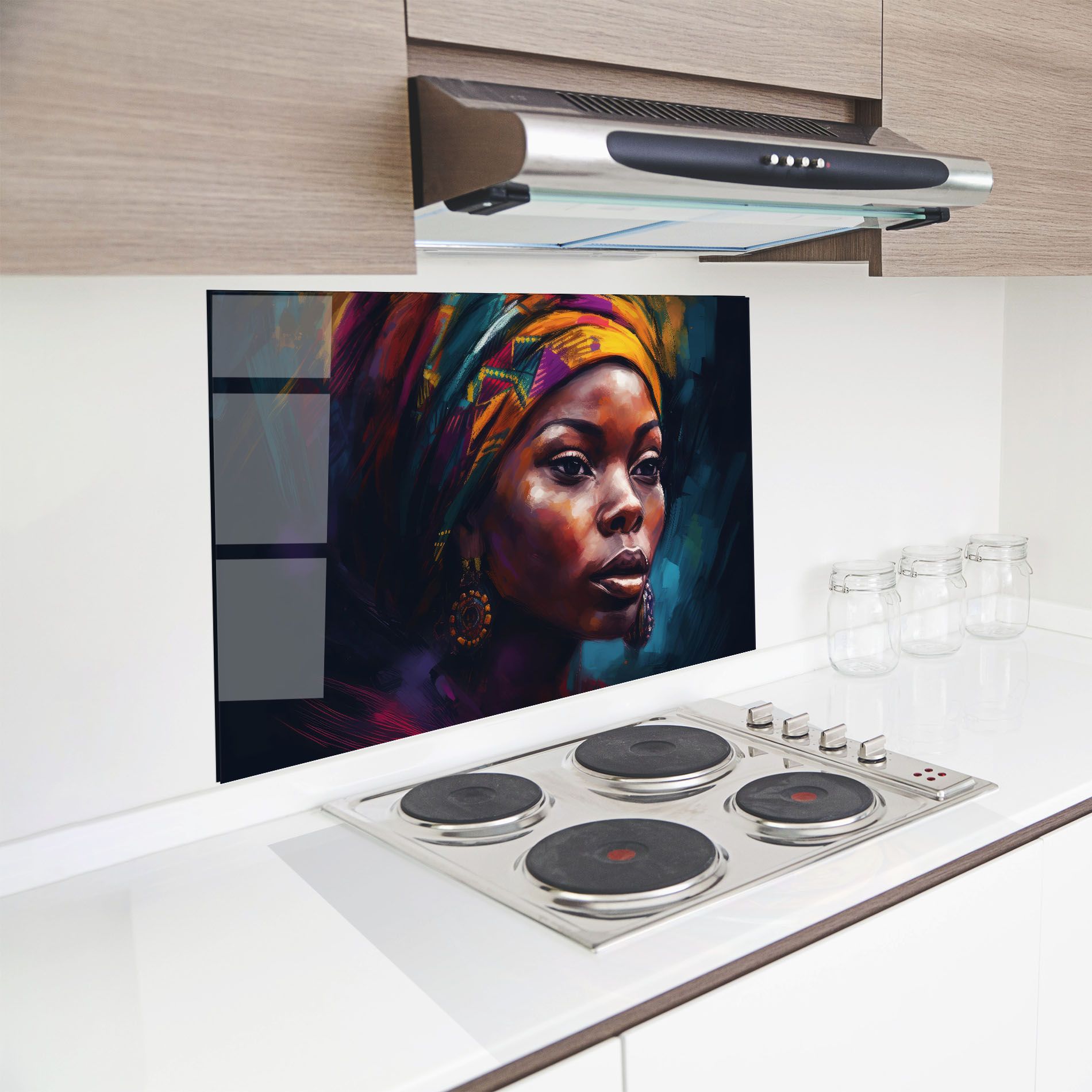 Black Traditional Woman mockup 8