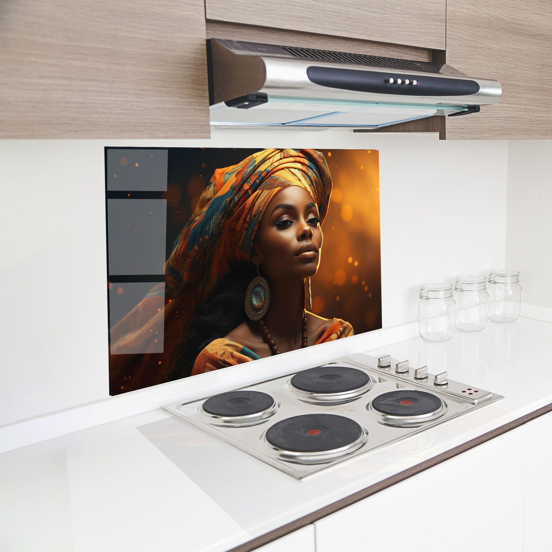 Fashion African Portrait mockup 8