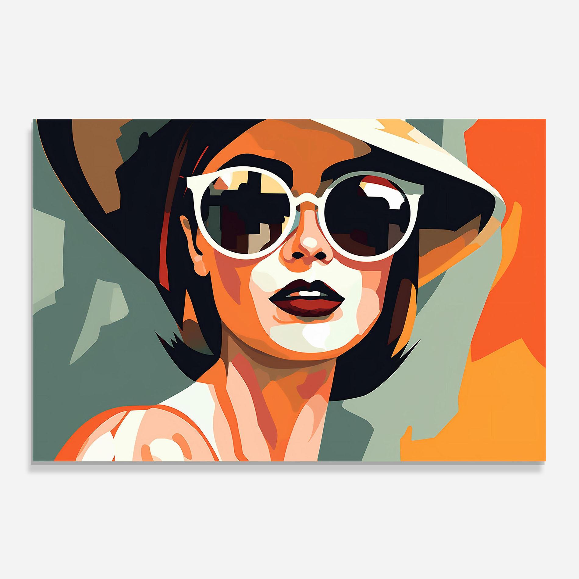 Küchenrückwand Glas Modern Design Style mockup 0