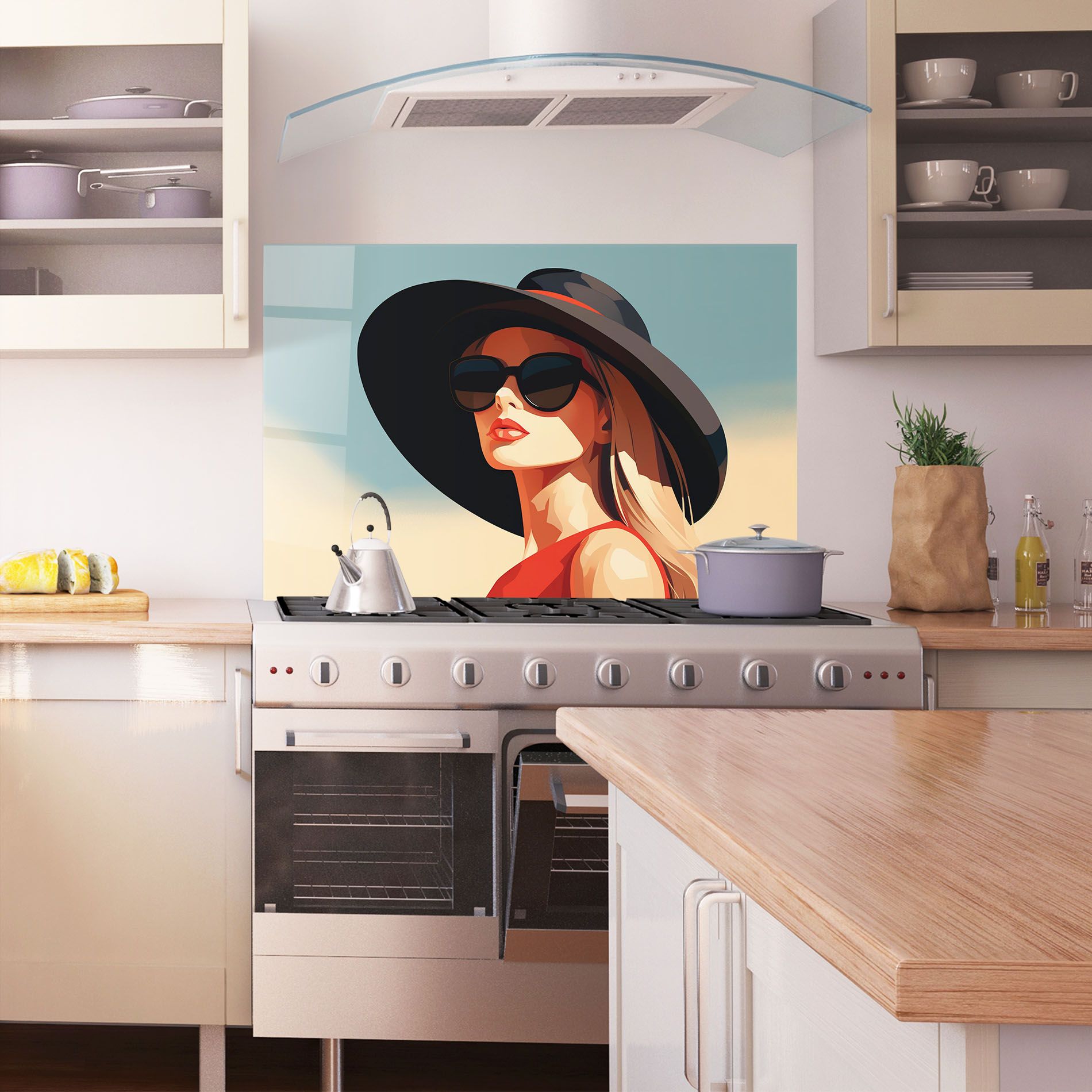 Caucasian Glamor Model mockup 1