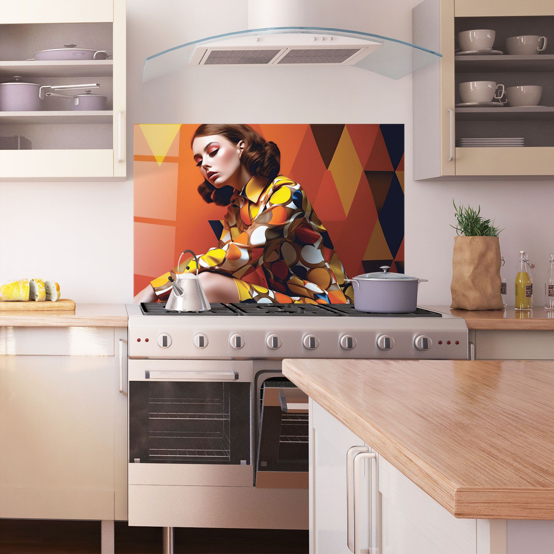 Orange Fashion Design mockup 1