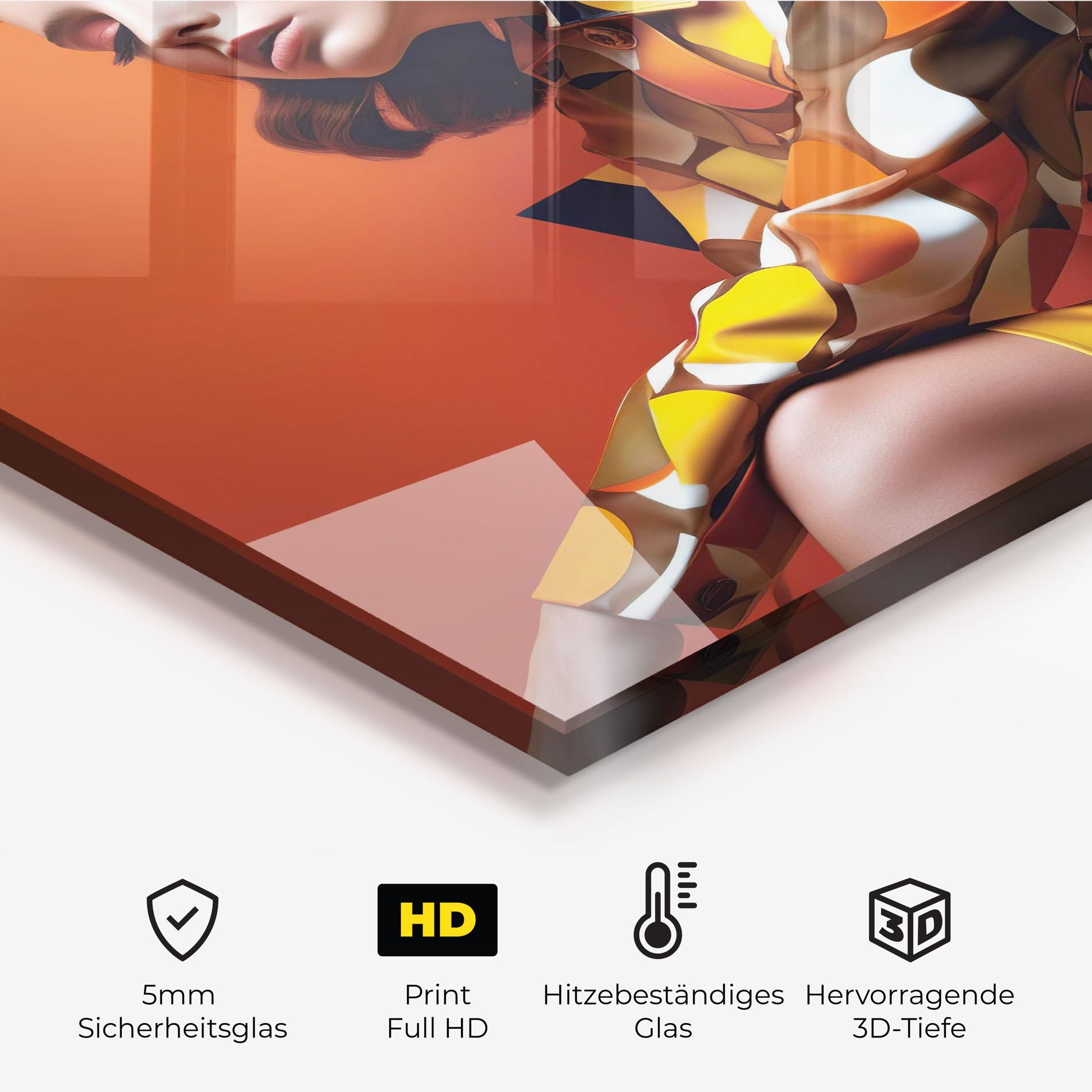 Orange Fashion Design mockup 2