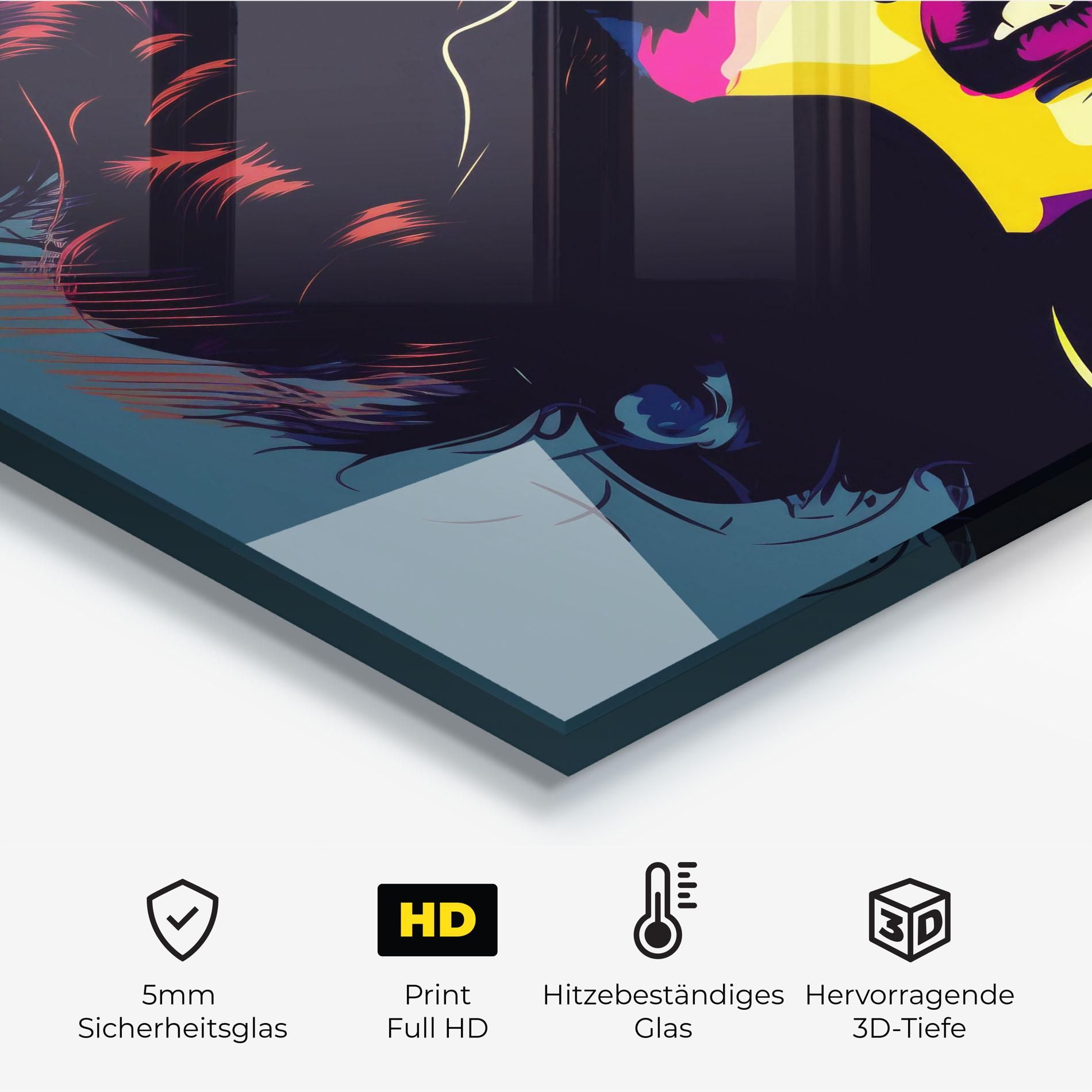 Pop Art Portrait Woman mockup 2