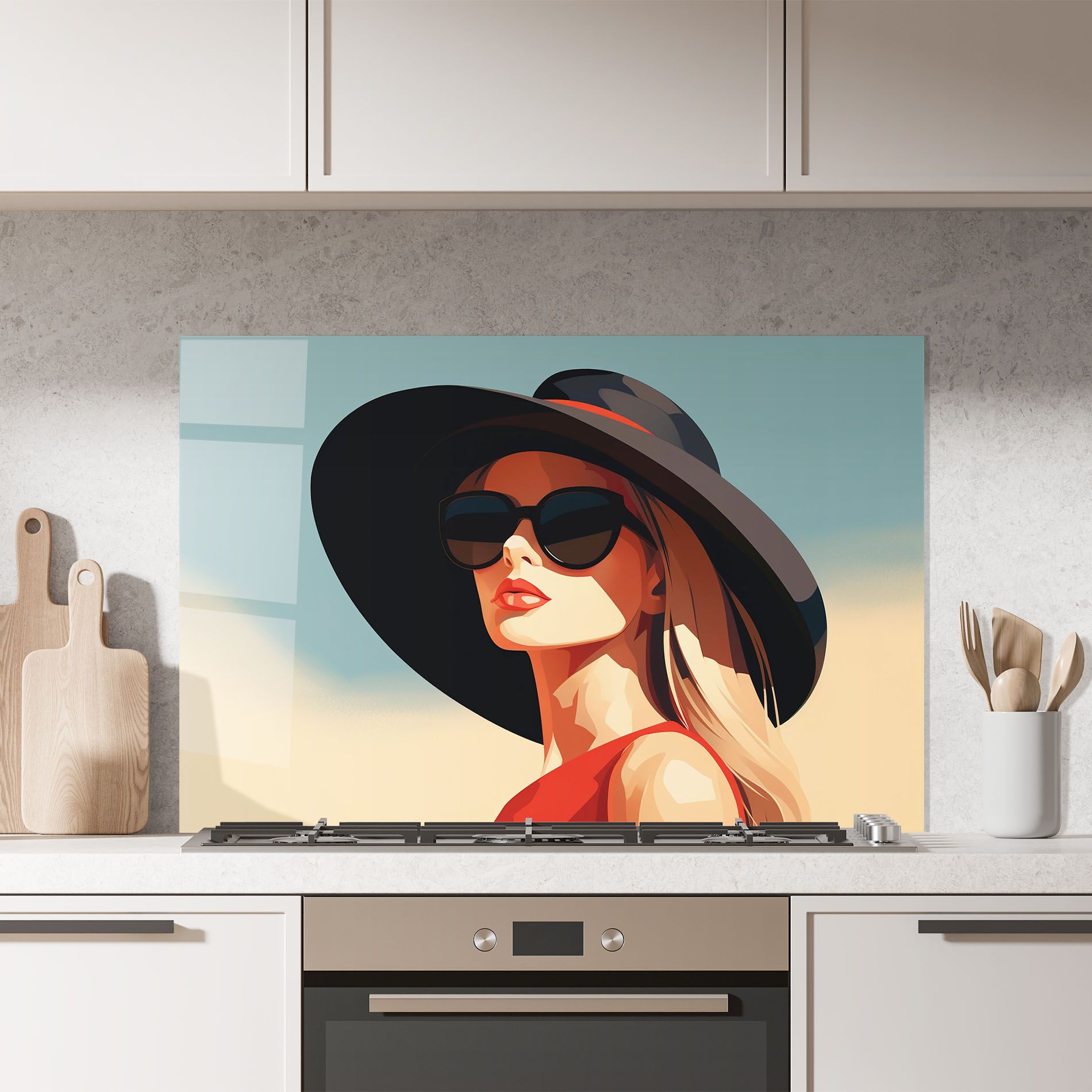 Caucasian Glamor Model mockup 7