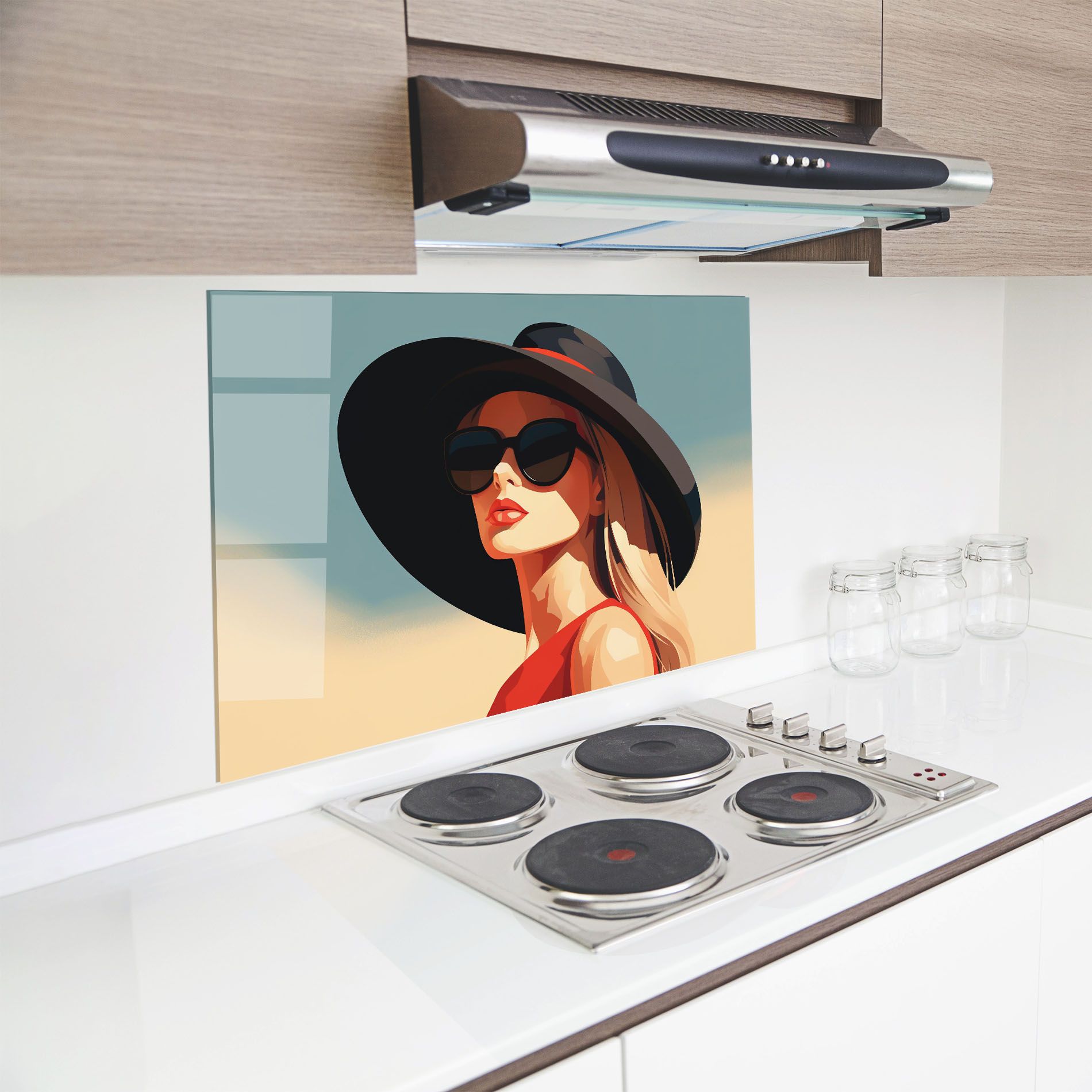 Caucasian Glamor Model mockup 8