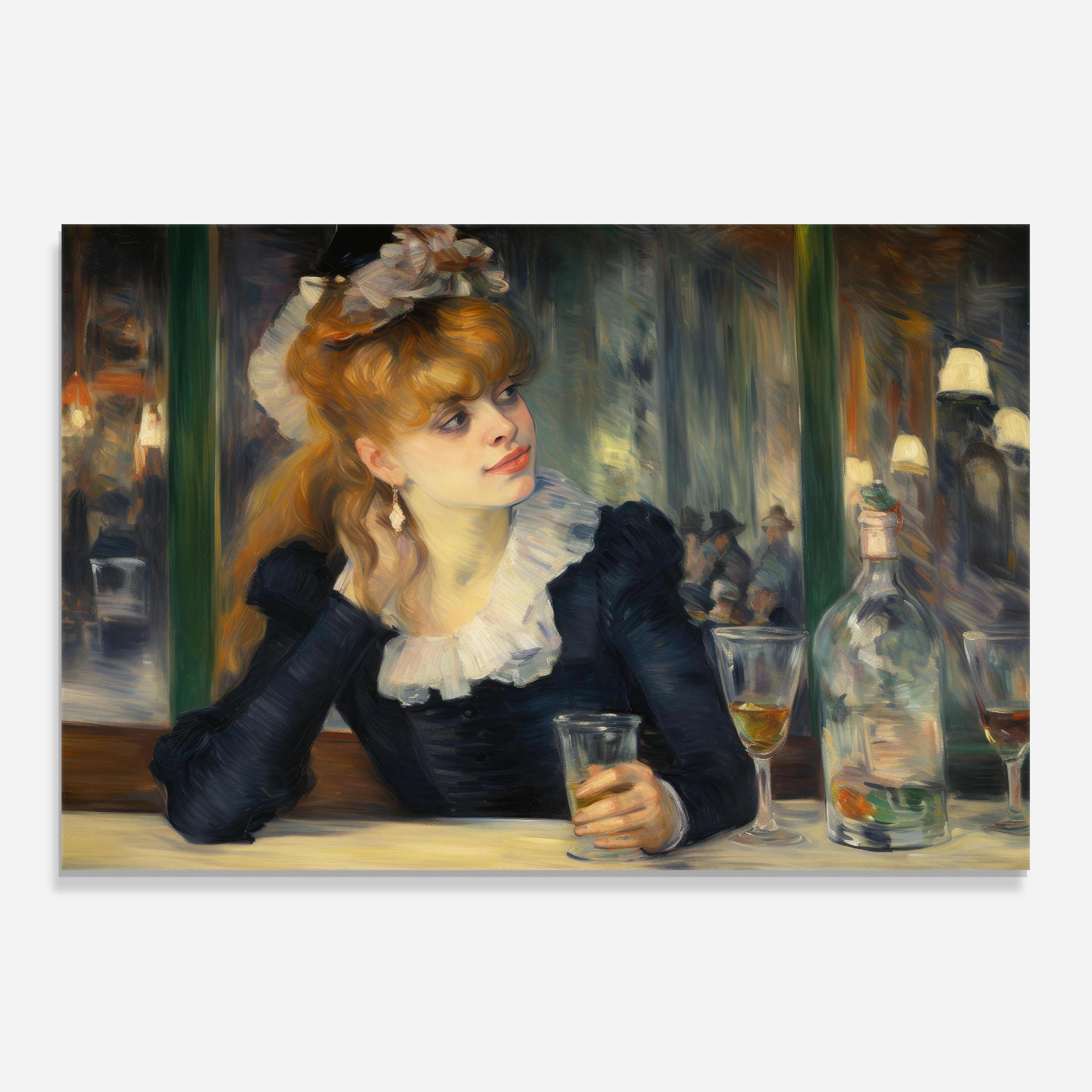 Küchenrückwand Glas Elegant Vintage Fashion mockup 0