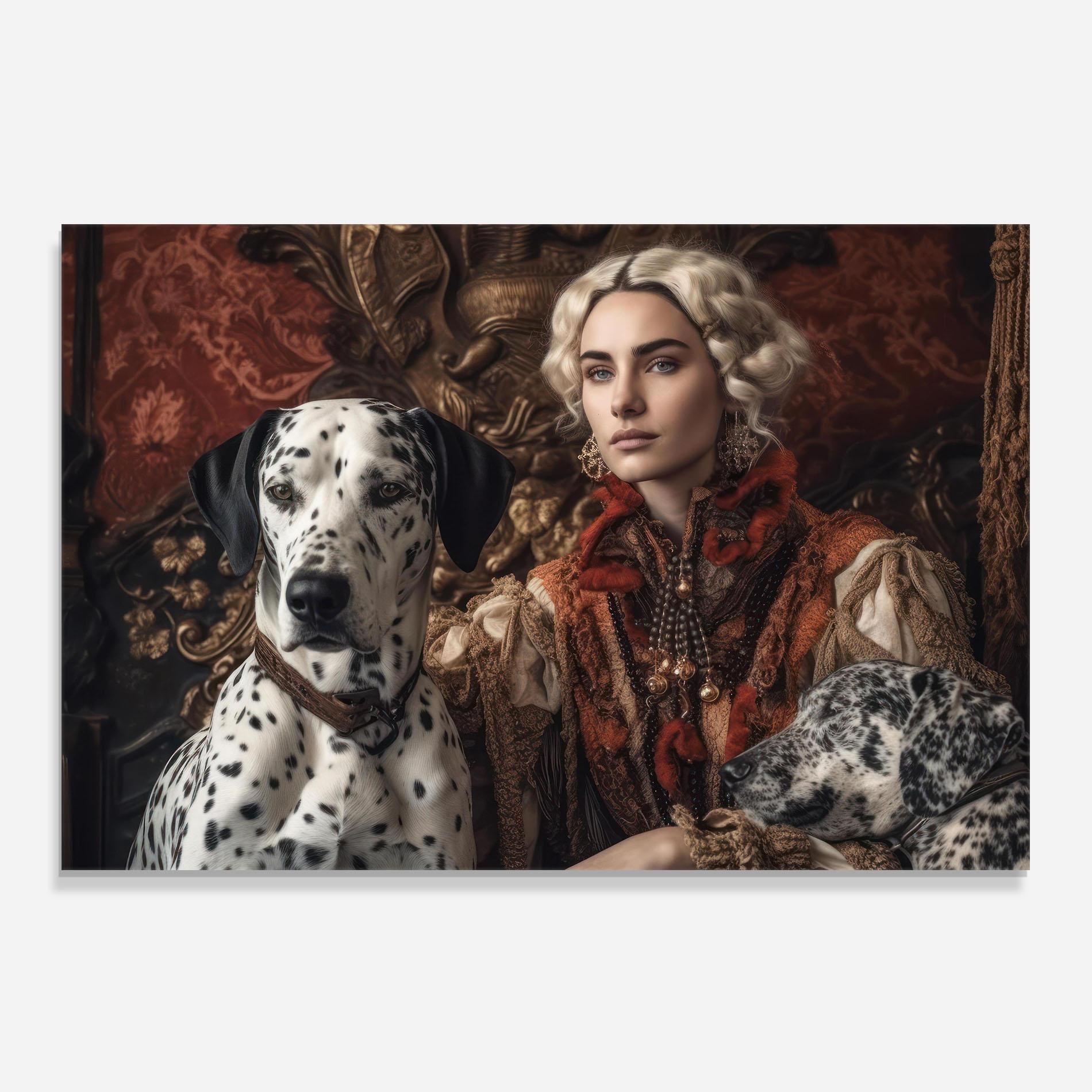 Küchenrückwand Glas Queen Fashion mockup 0