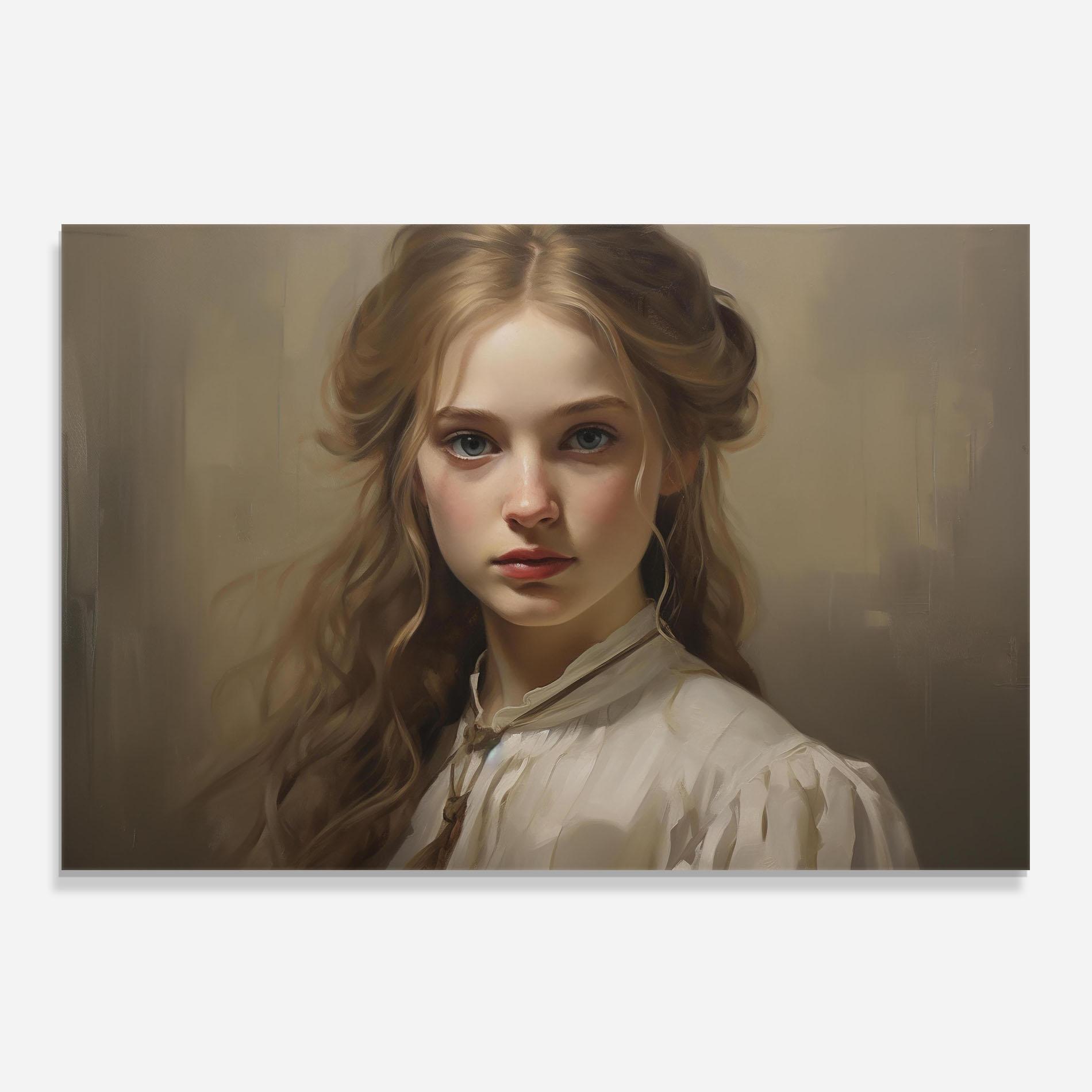 Küchenrückwand Glas Timeless Portrait mockup 0