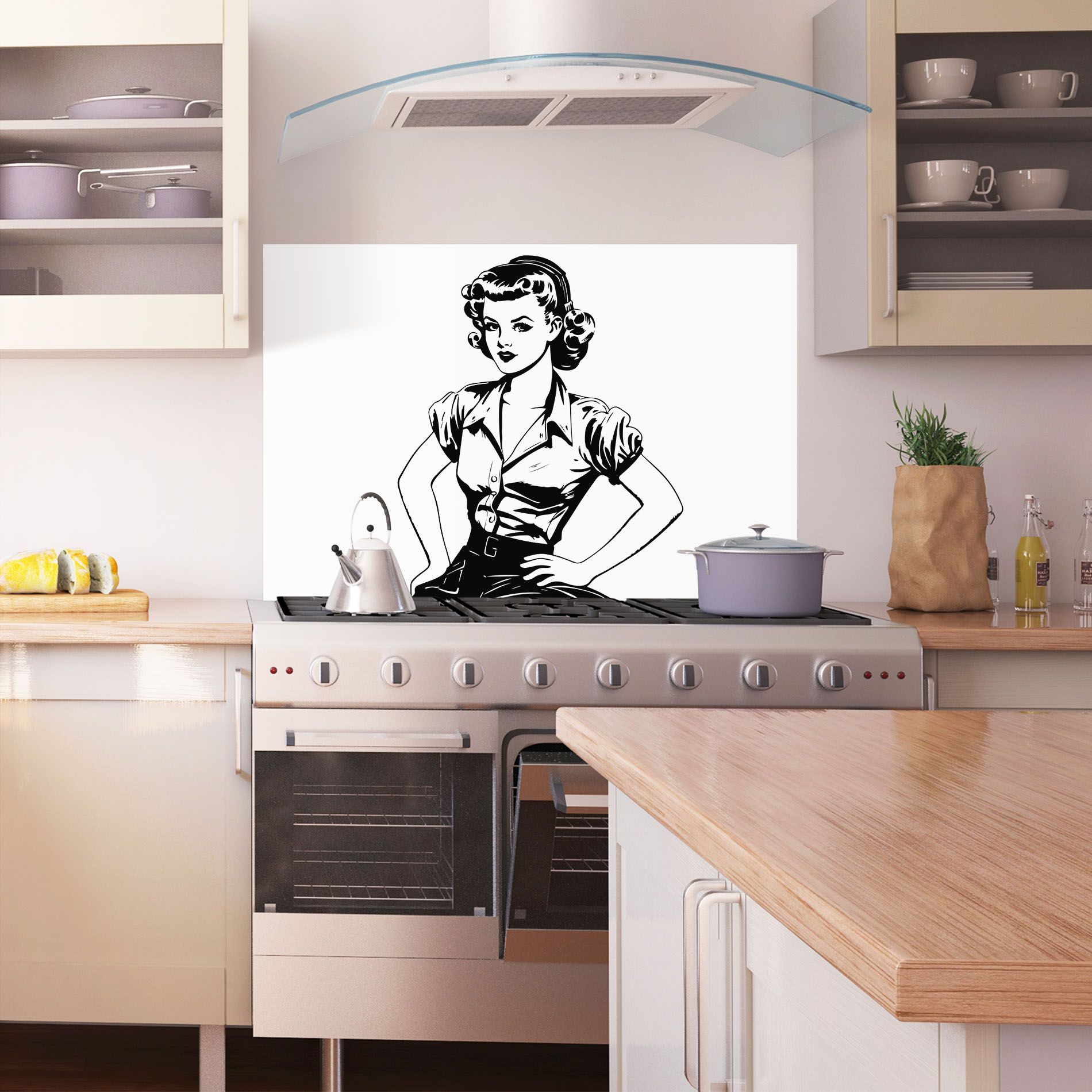 Pretty Shilouette Girl mockup 1