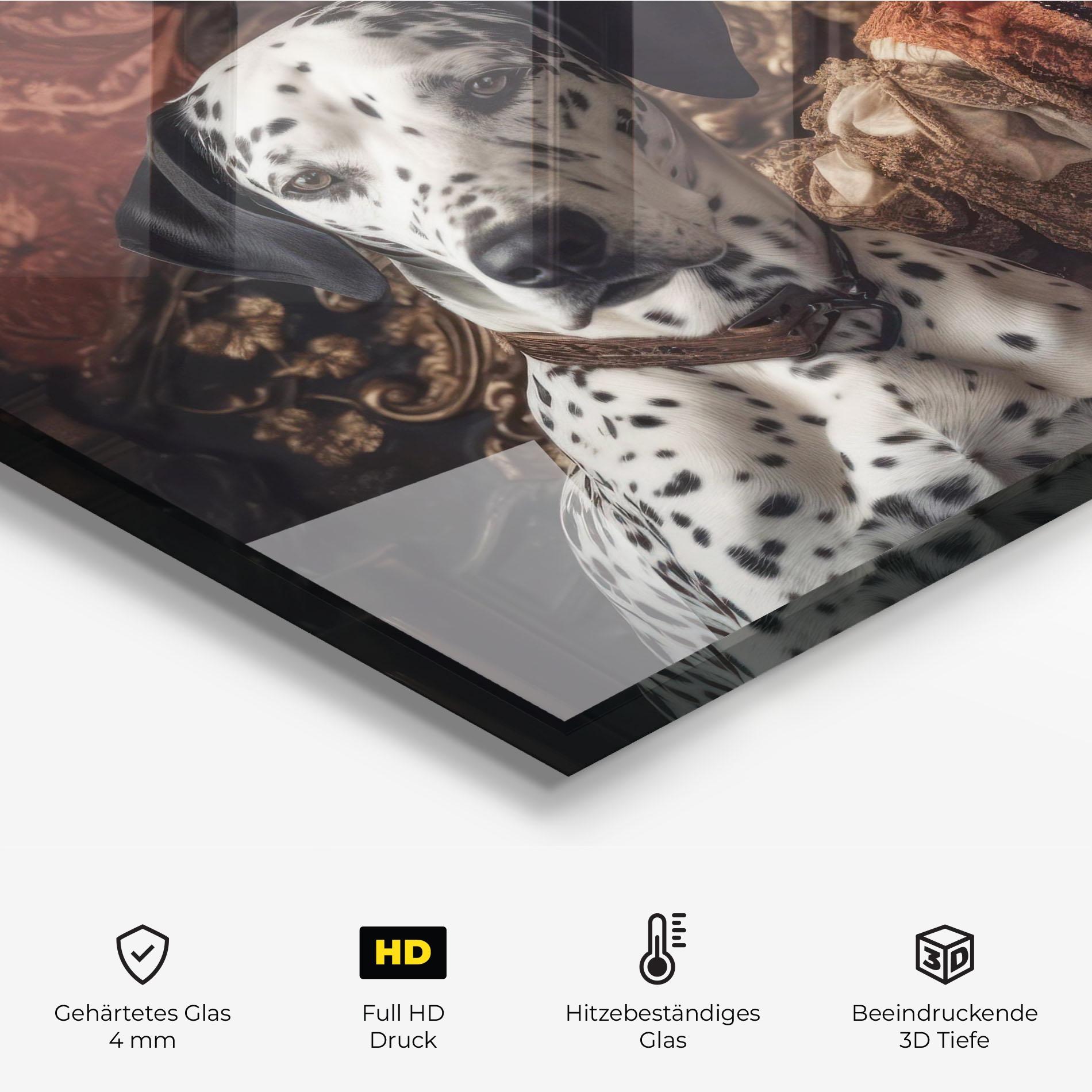 Küchenrückwand Glas Queen Fashion mockup 2