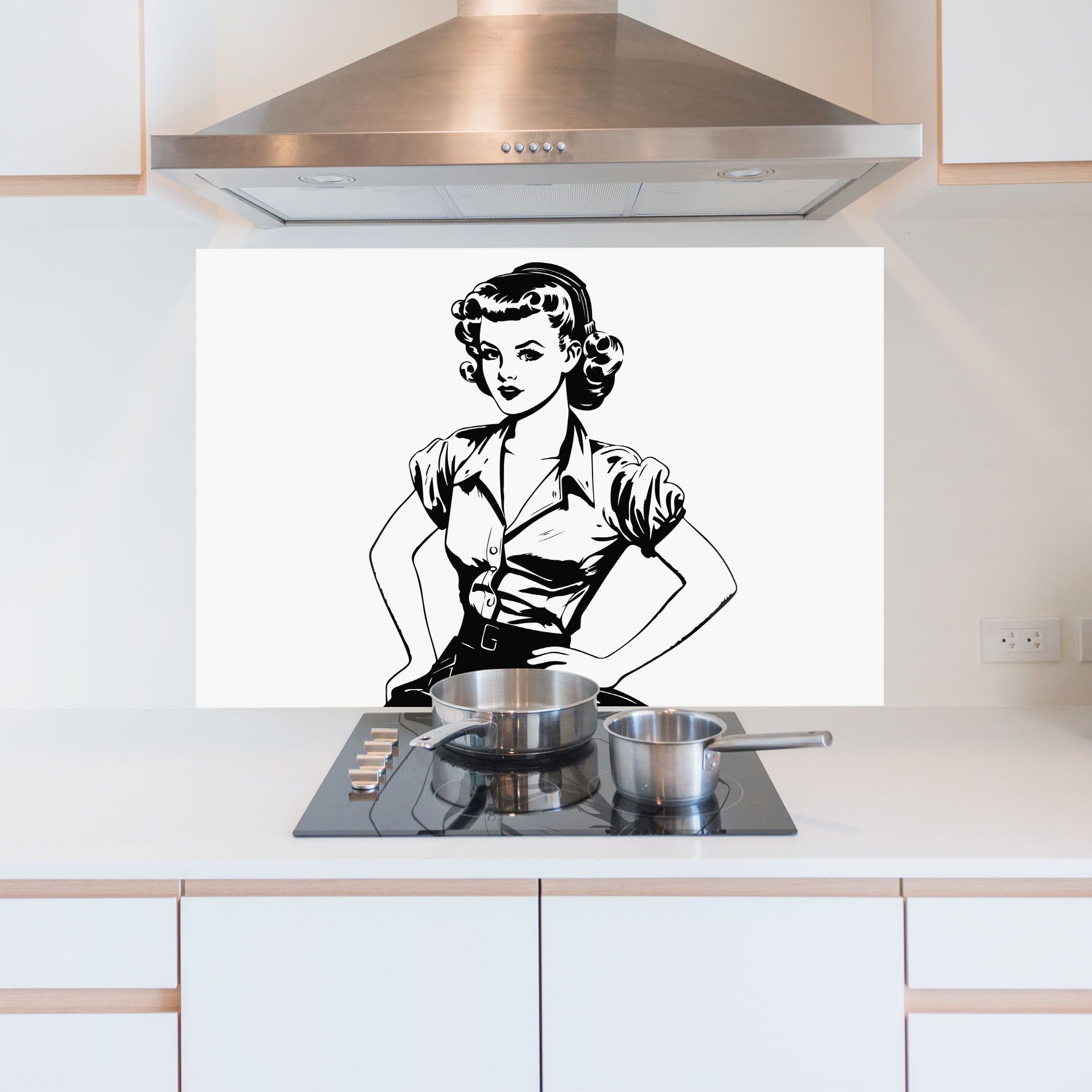 Pretty Shilouette Girl mockup 5