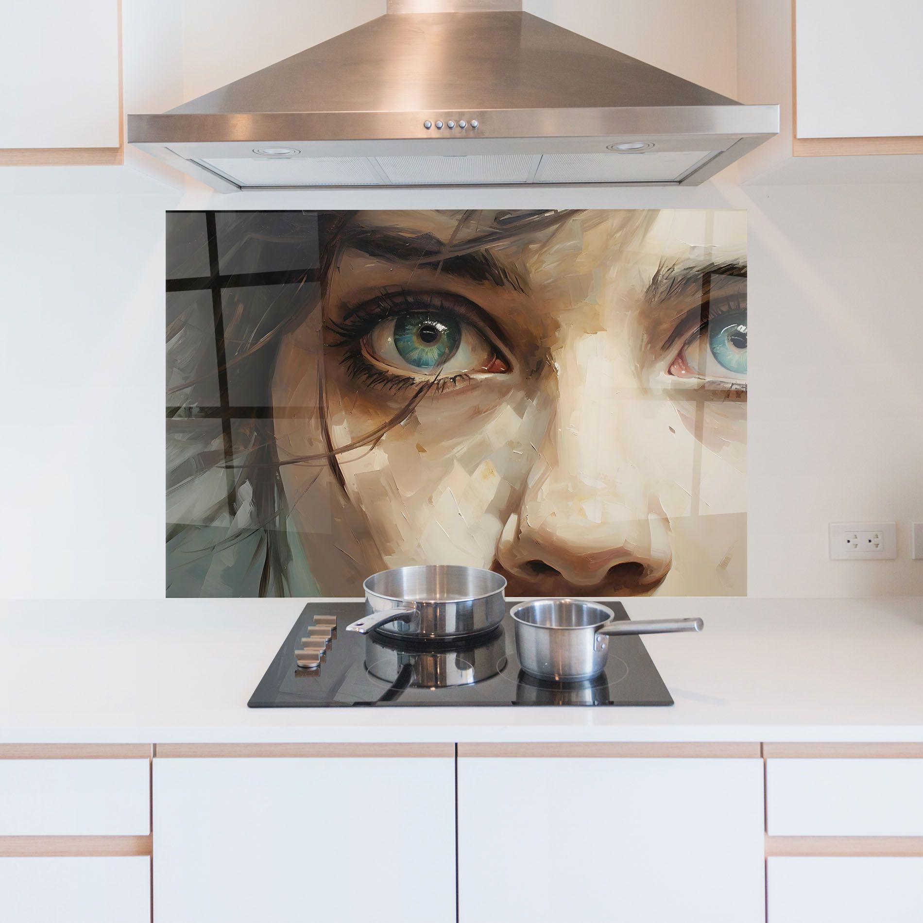 Vintage Blue Eyes Art mockup 5