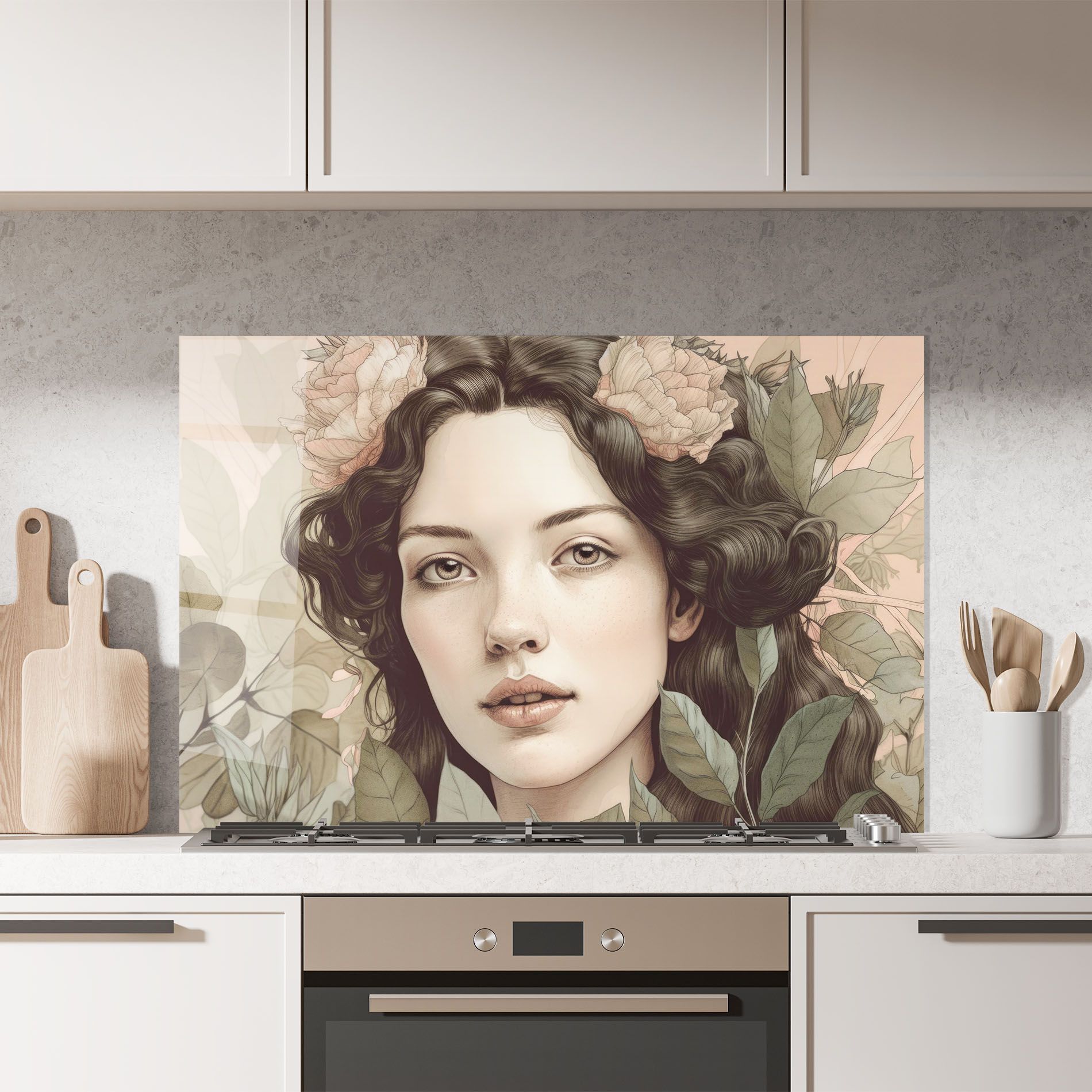 Beautiful Vintage Portrait mockup 7