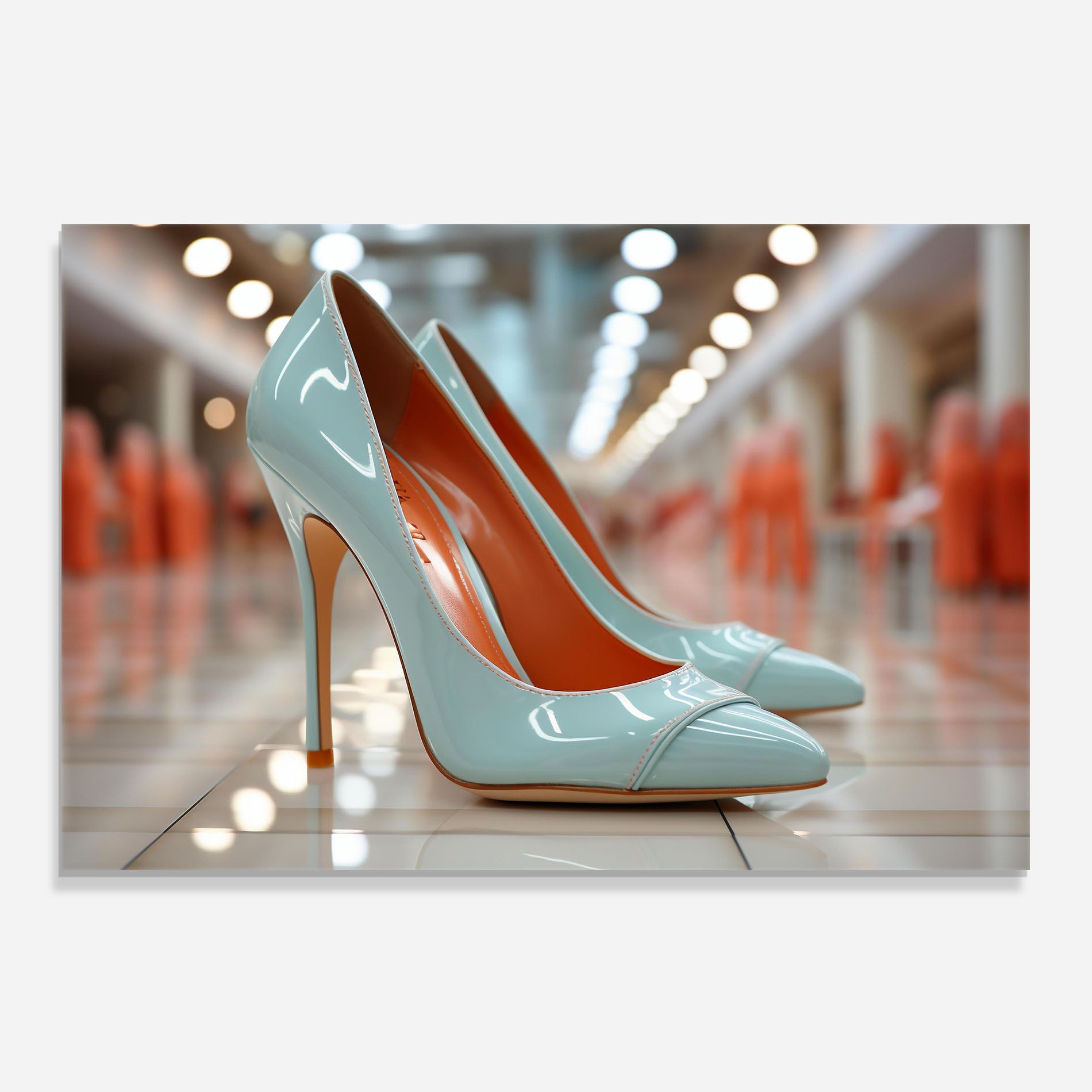 Light Blue Heels mockup 0