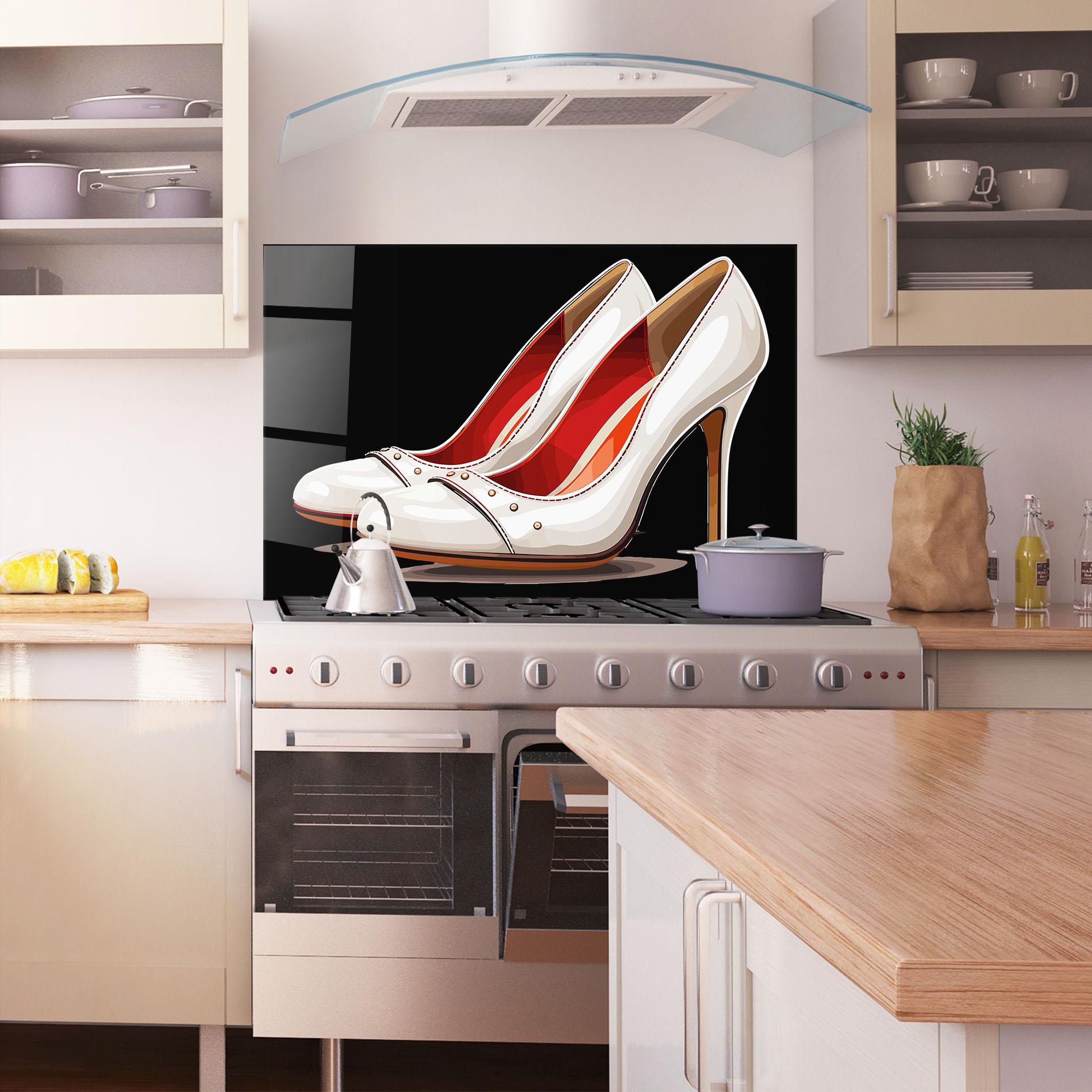 Küchenrückwand Glas Cream Heals mockup 1