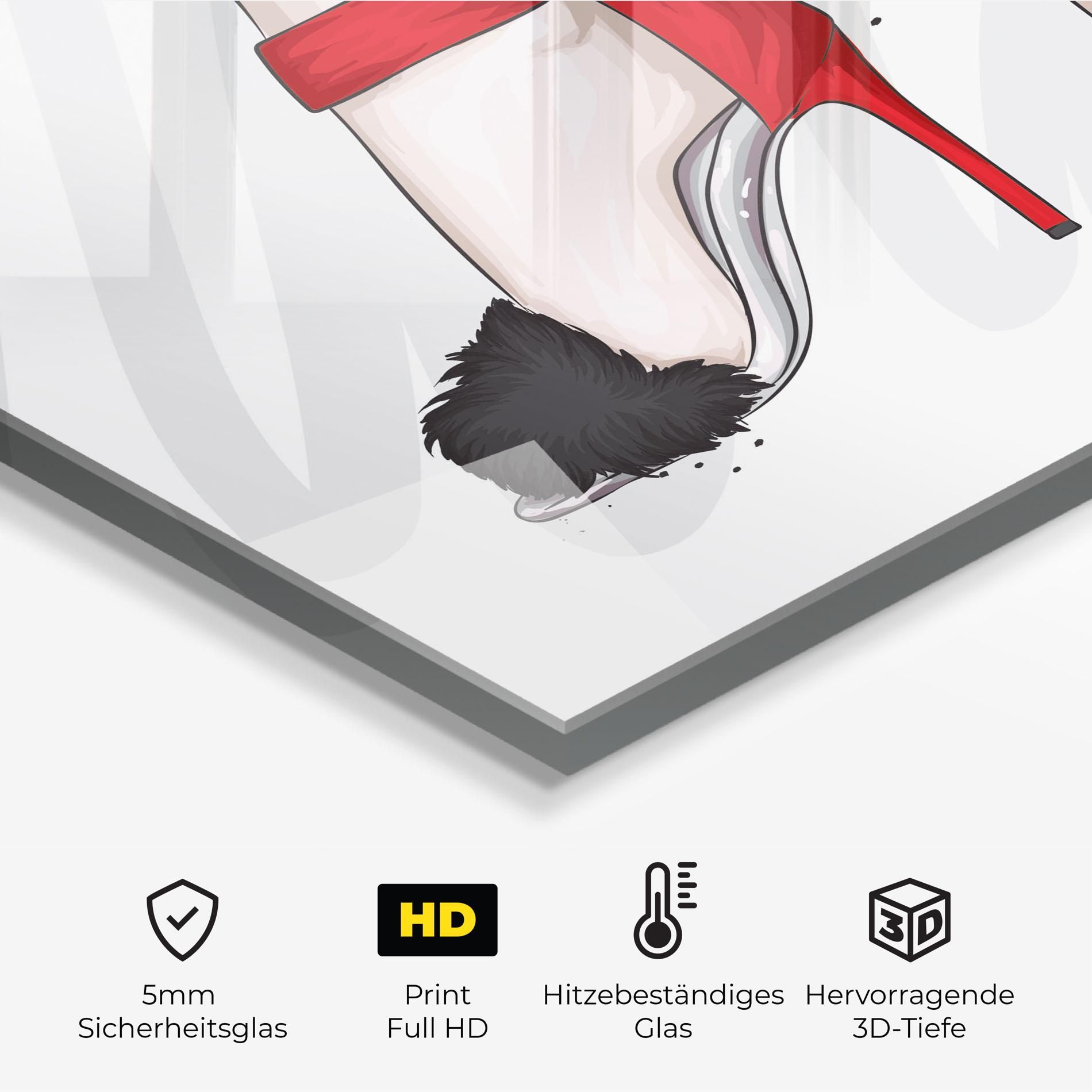 Black Red Heels mockup 2