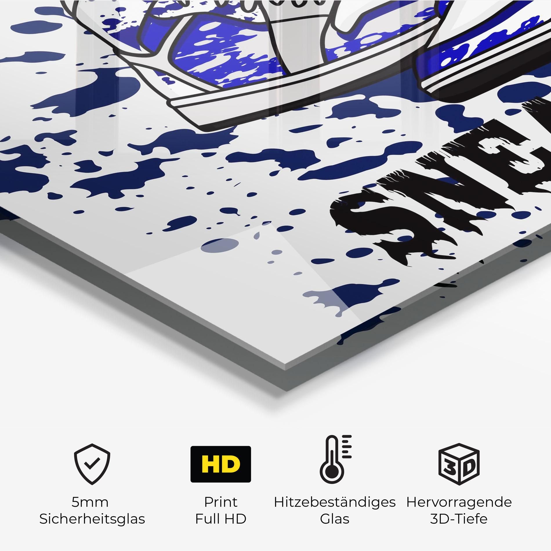 Dark Blue Sneakers mockup 2