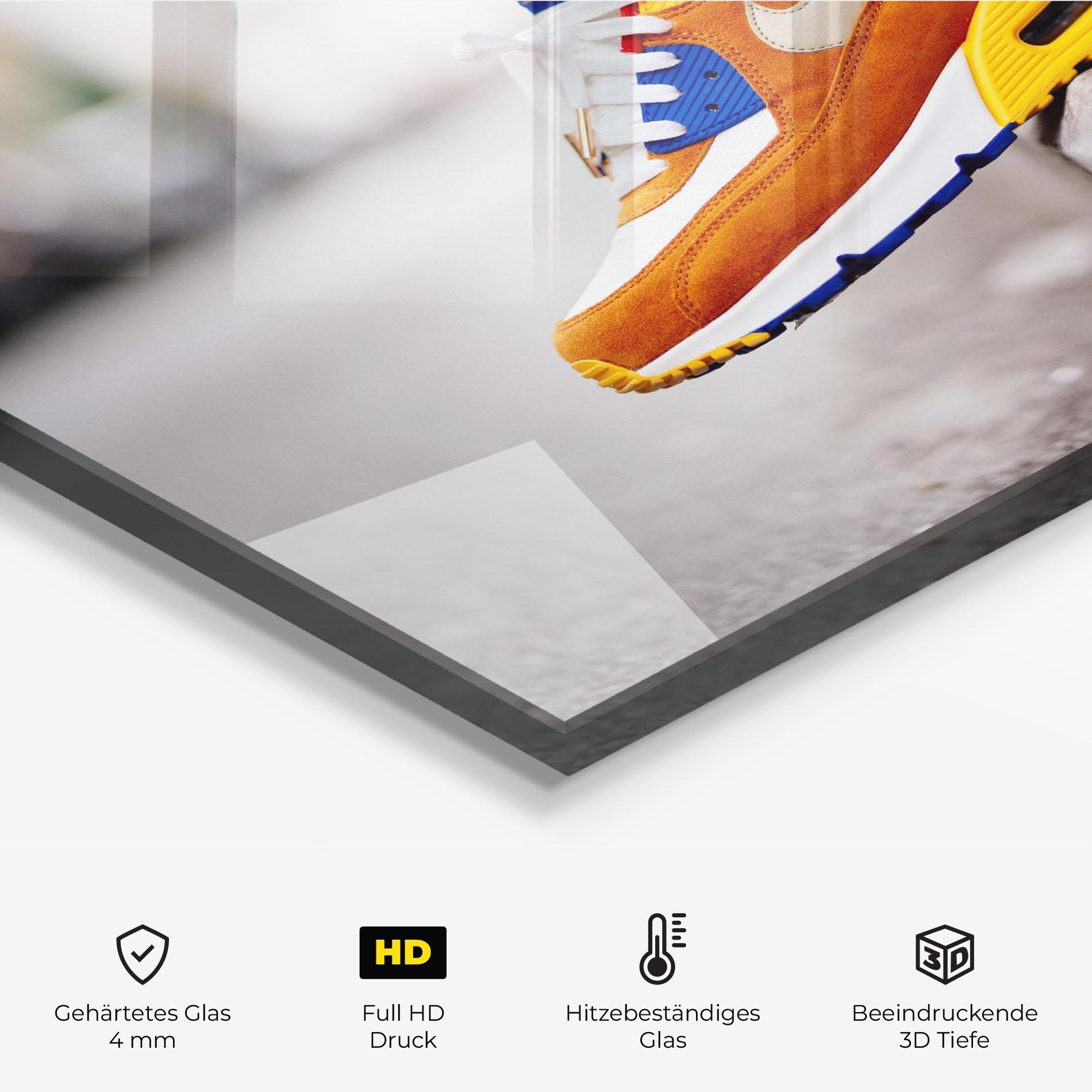 Küchenrückwand Glas Nike Air Max Shoes mockup 2