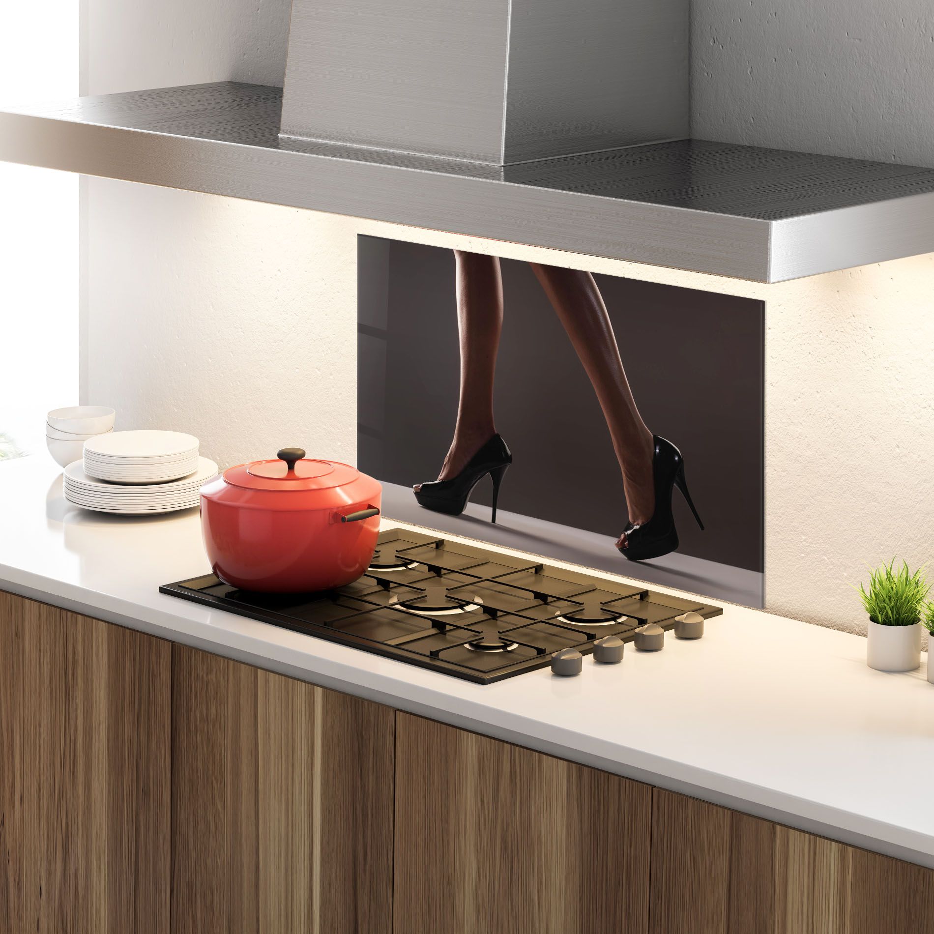 Black High Heels mockup 4