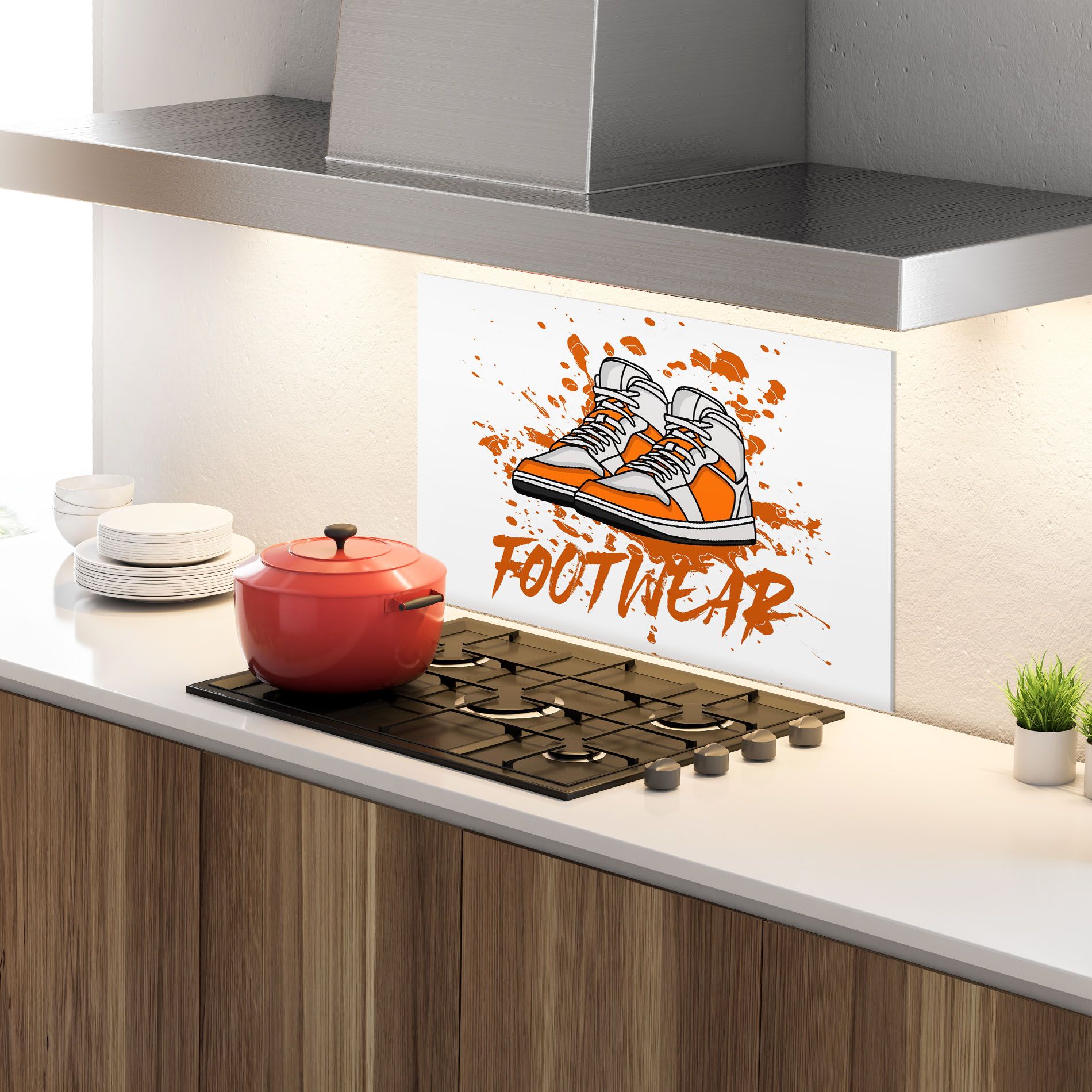 Orange Footwear mockup 4