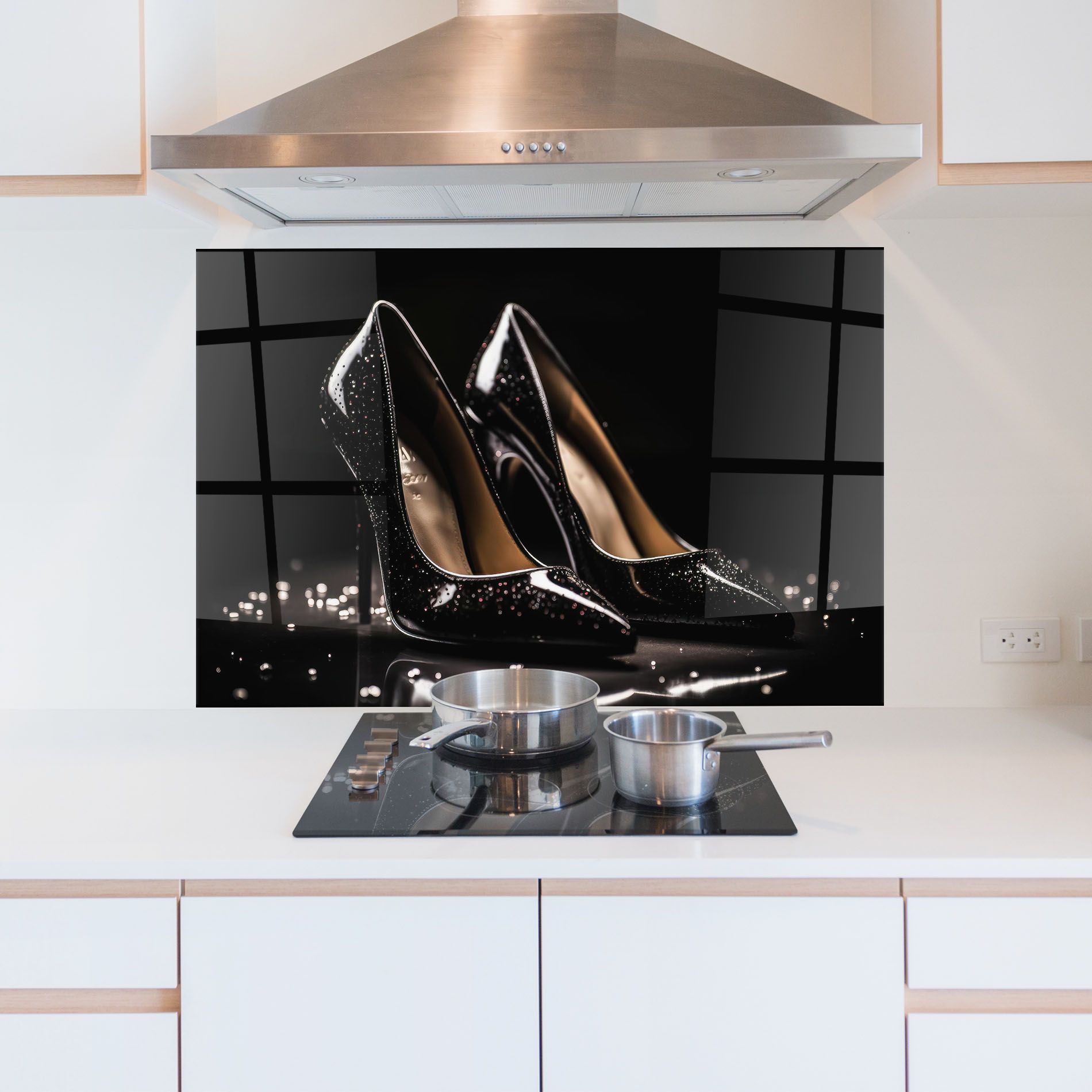 Black Leather Shoe mockup 5