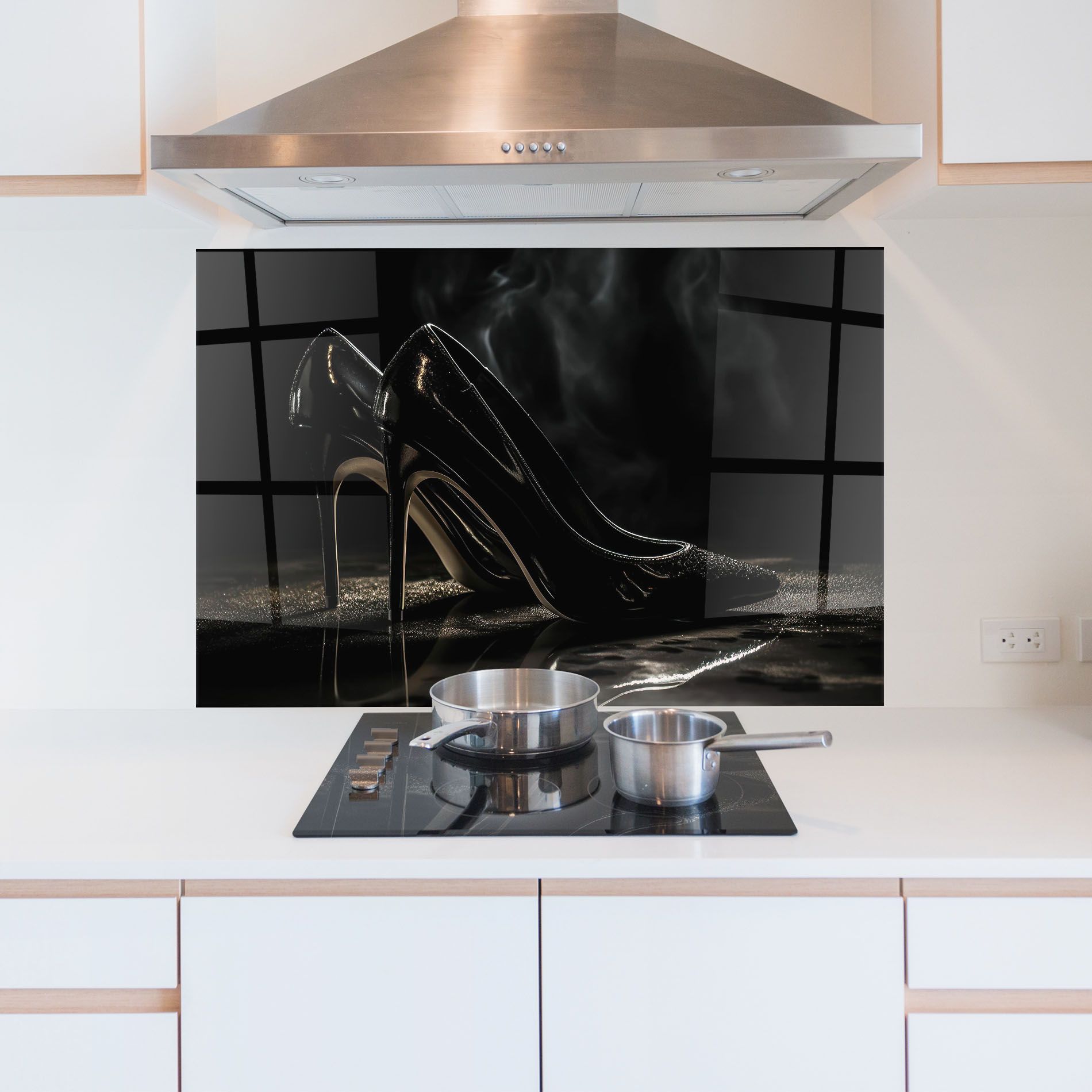 Black Leather Shoes mockup 5