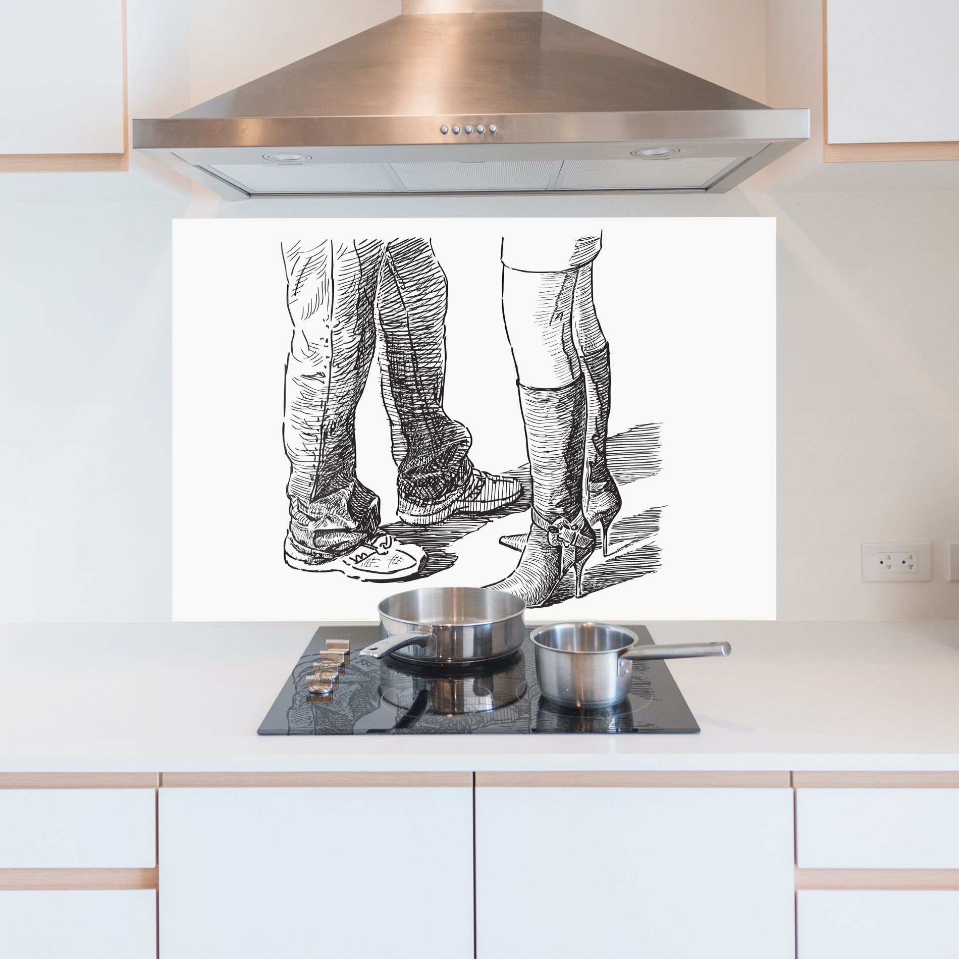 Black Line Shoes mockup 5