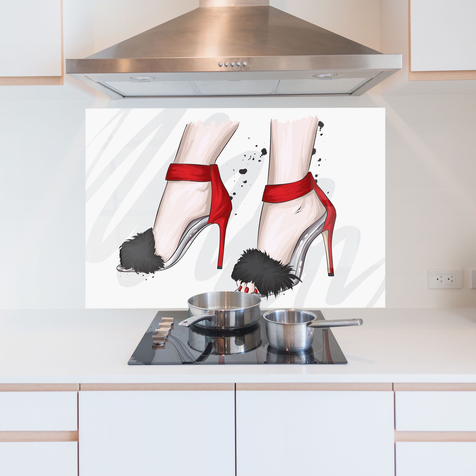 Black Red Heels mockup 5