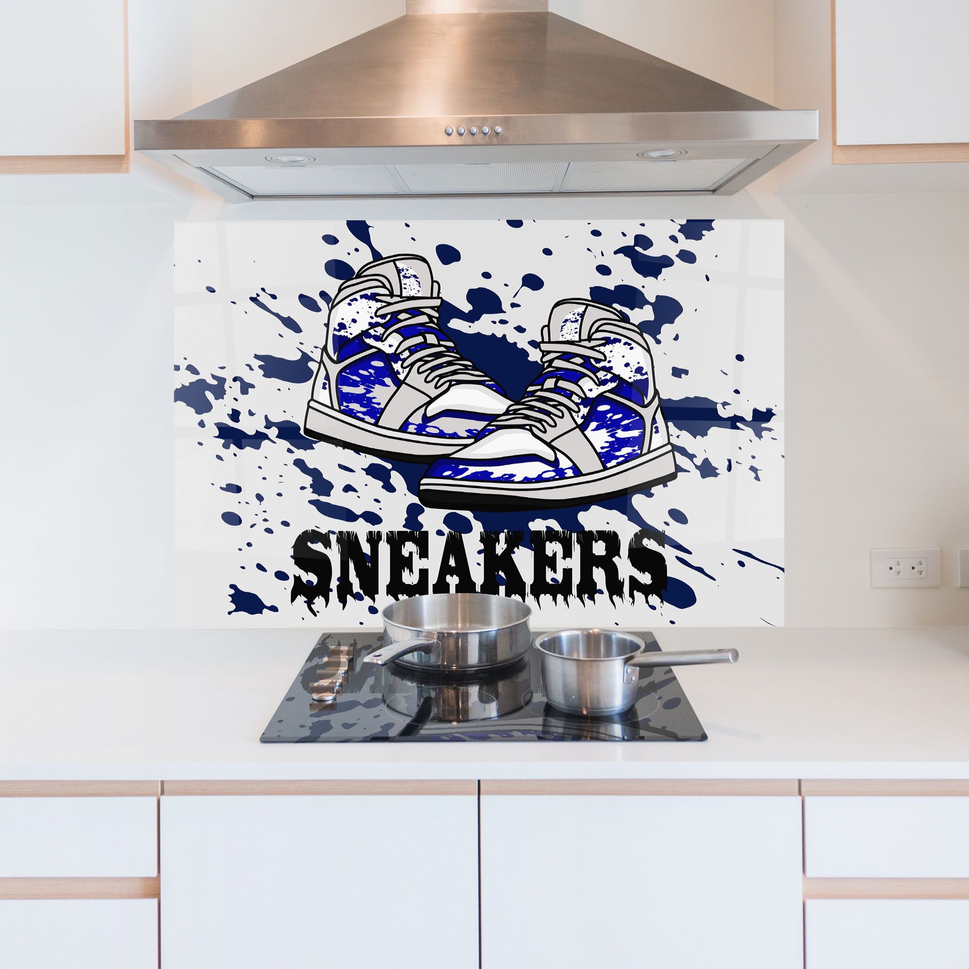 Dark Blue Sneakers mockup 5