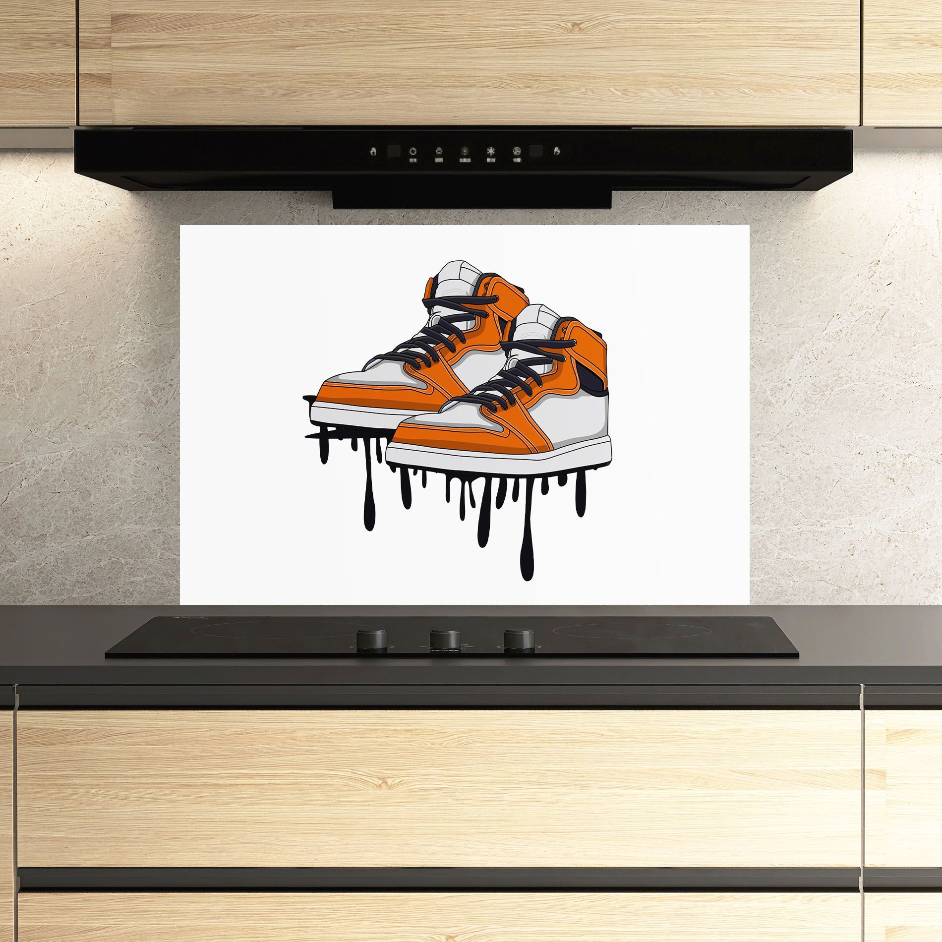 Black Liquid Shoe mockup 3