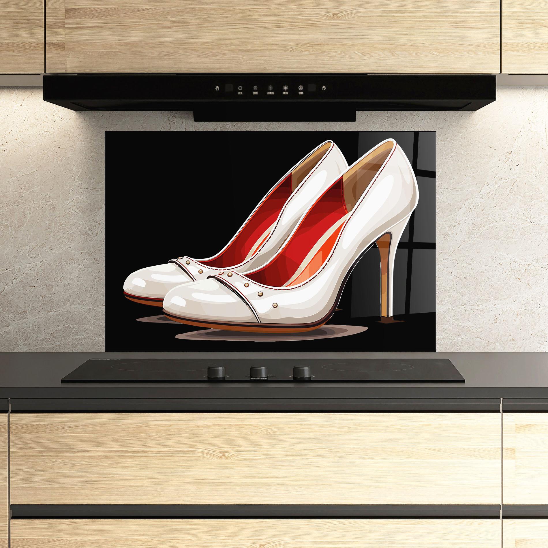 Küchenrückwand Glas Cream Heals mockup 3