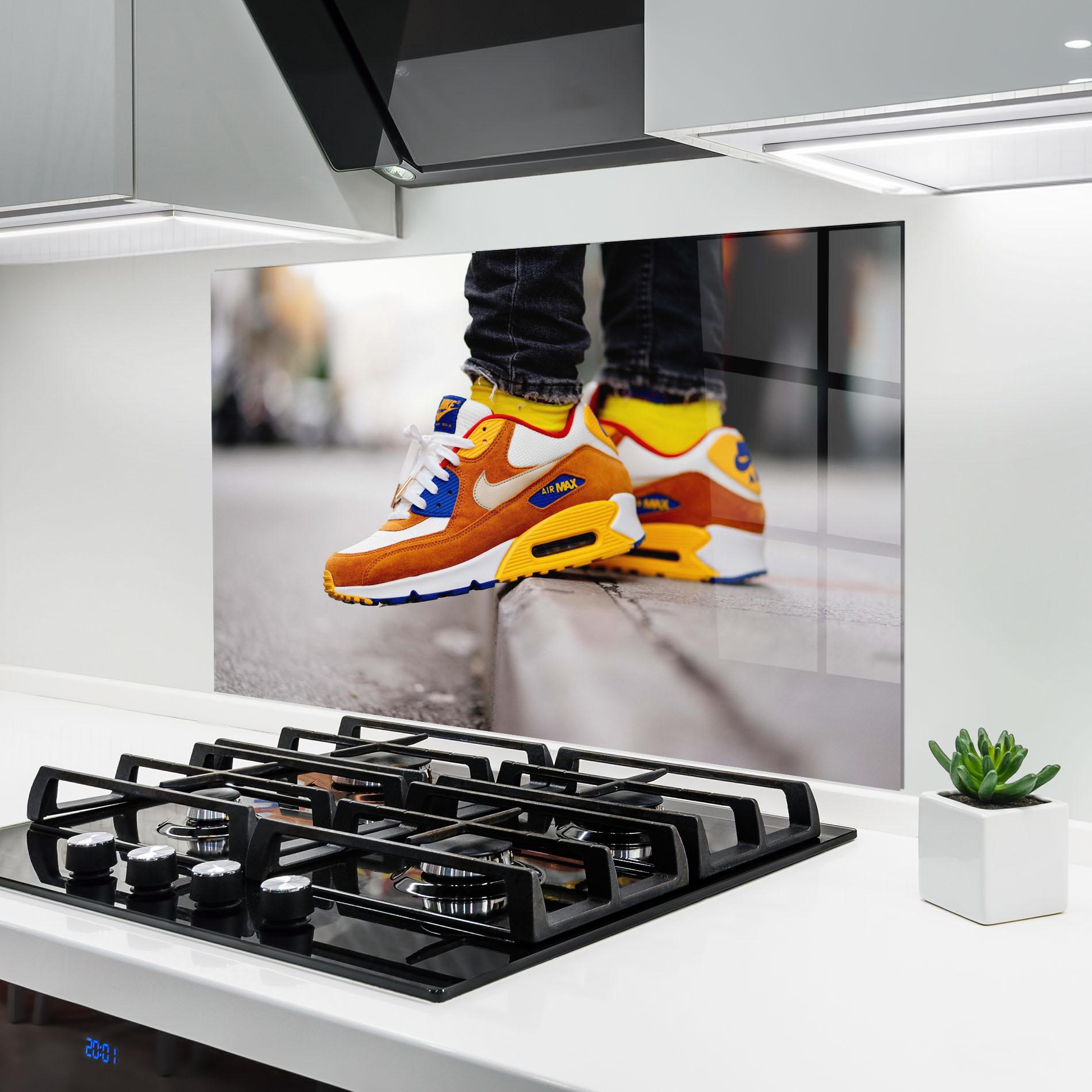 Küchenrückwand Glas Nike Air Max Shoes mockup 6