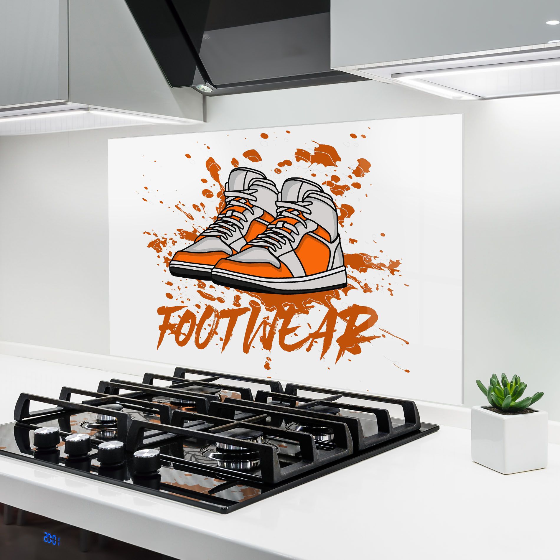Orange Footwear mockup 6
