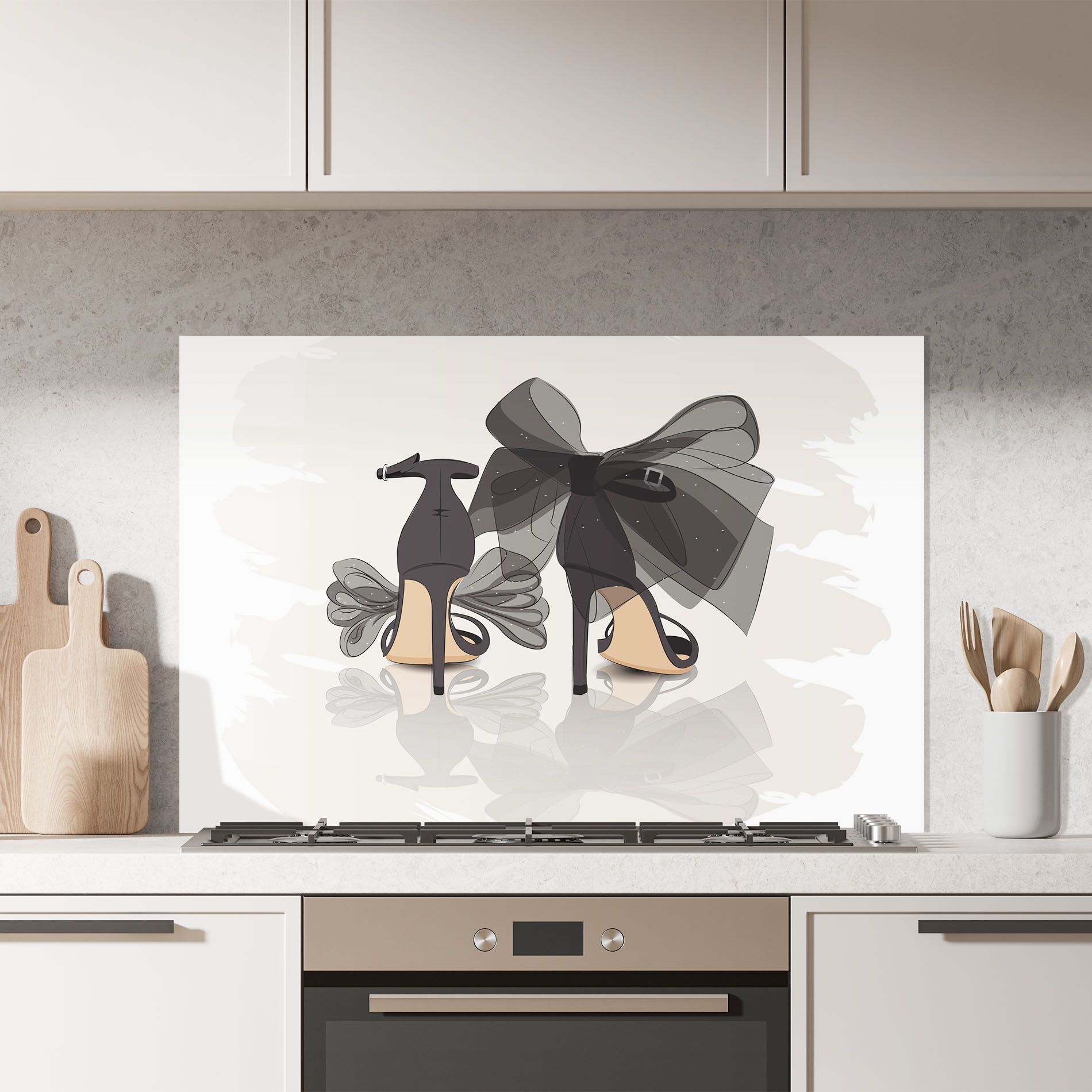 Black Bow Heels mockup 7