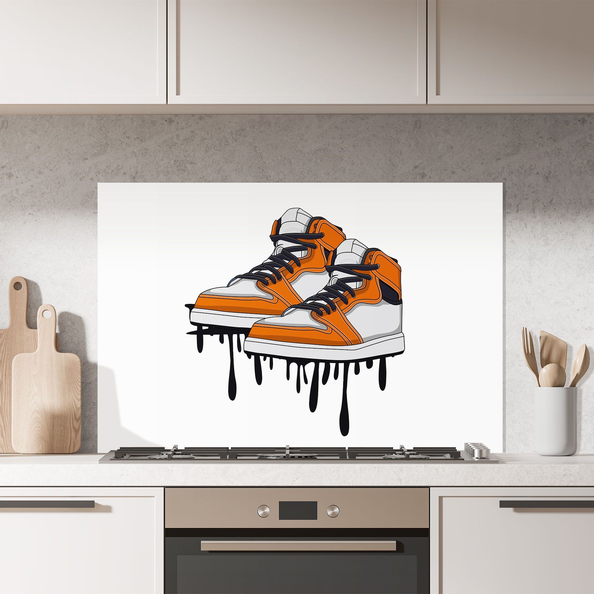 Black Liquid Shoe mockup 7