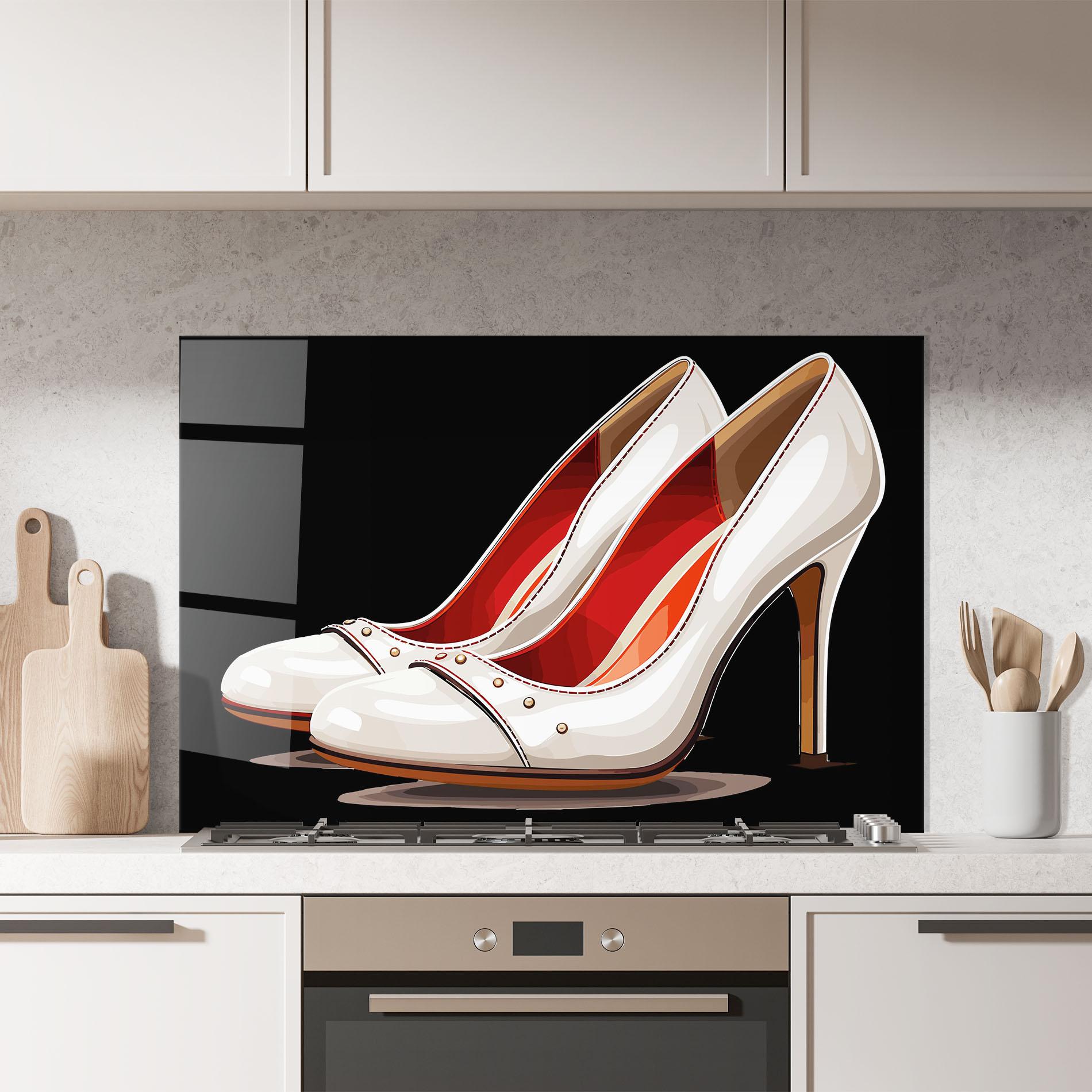 Küchenrückwand Glas Cream Heals mockup 7