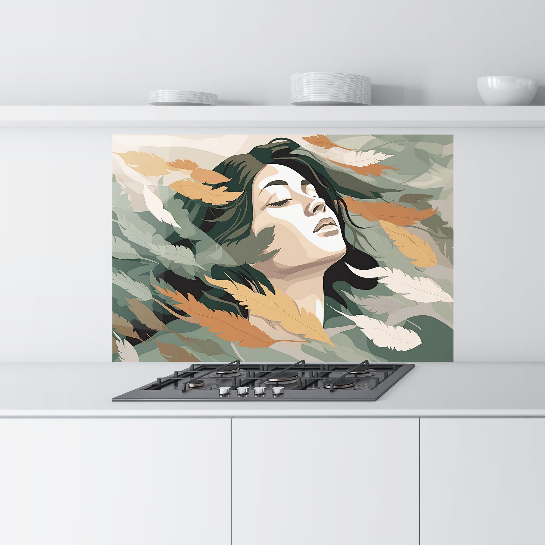 Dreamy Feather Female mockup 9