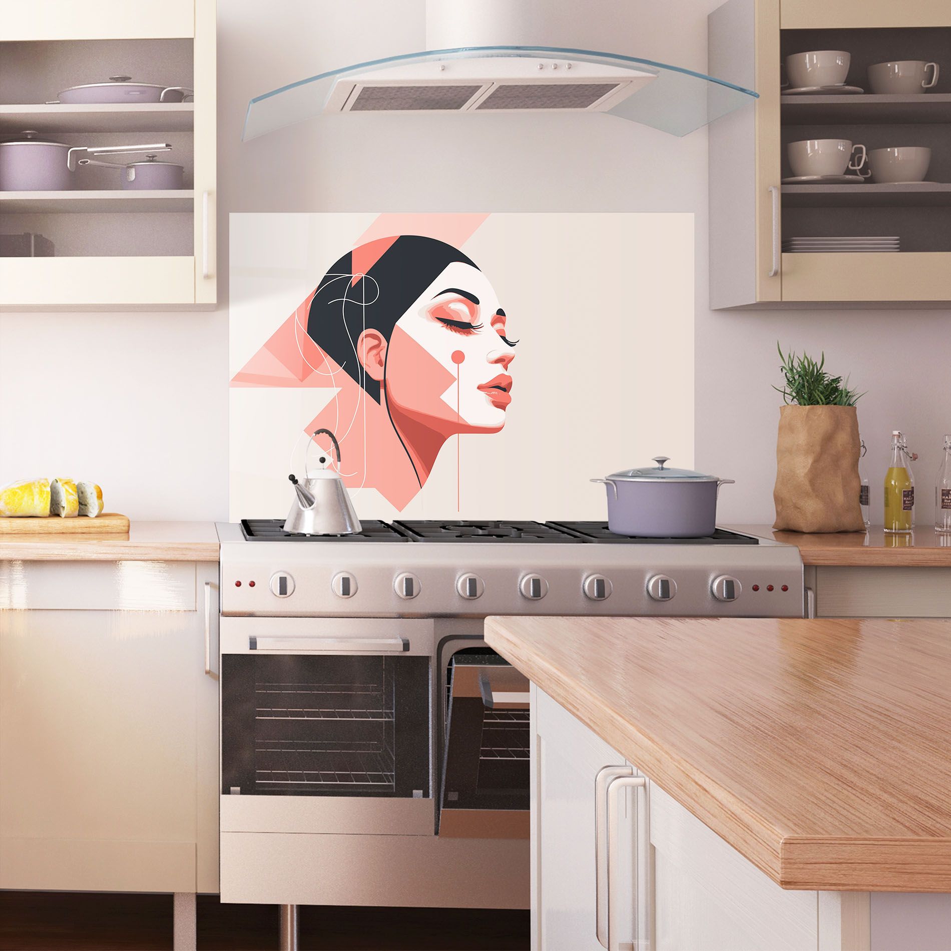 Pretty Abstract Face mockup 1