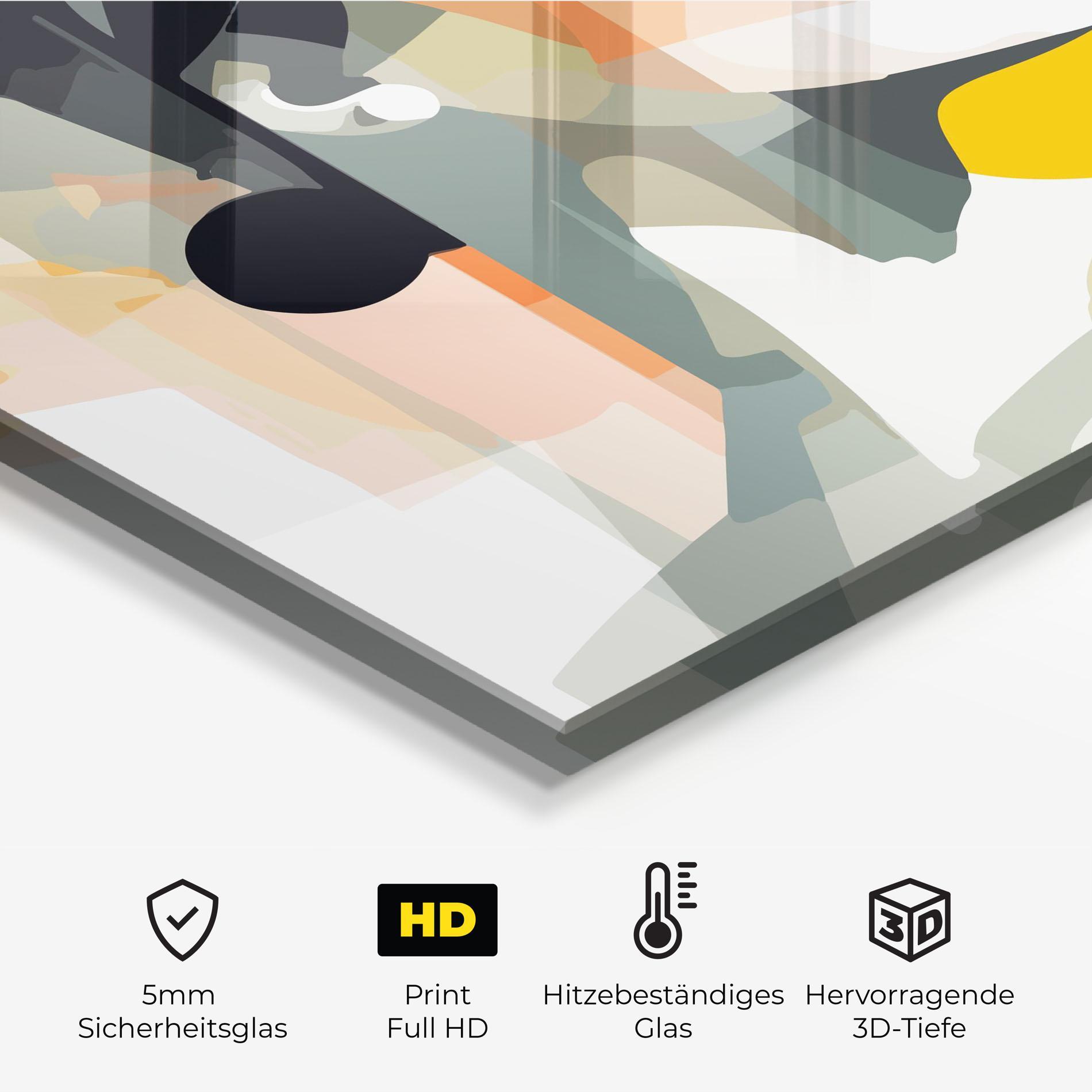 Küchenrückwand Glas Art Woman View mockup 2