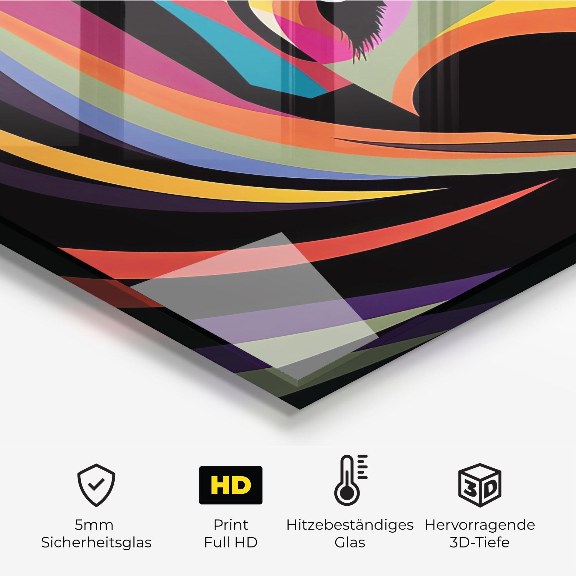 Küchenrückwand Glas Mesmerizing Dream mockup 2