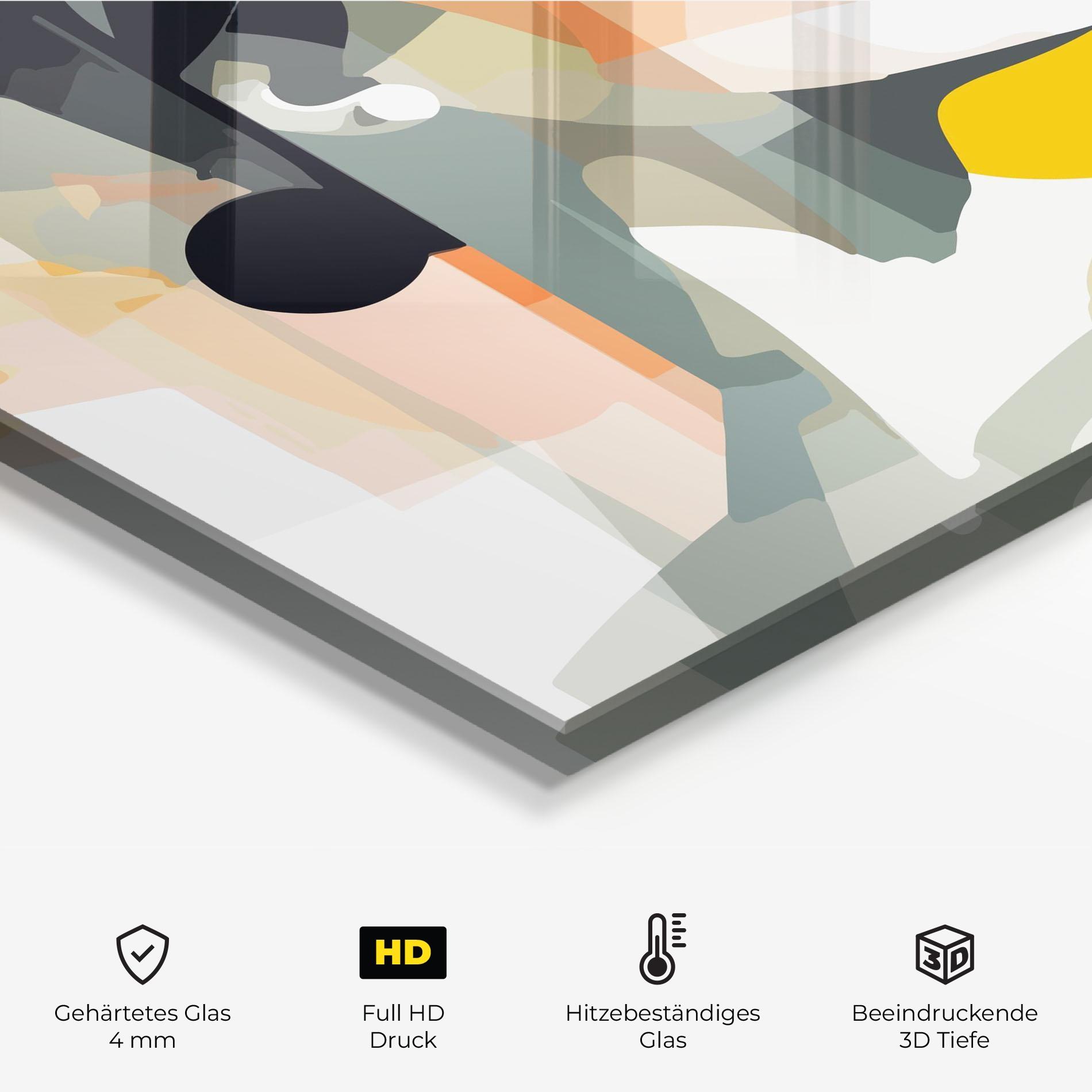 Küchenrückwand Glas Art Woman View mockup 2