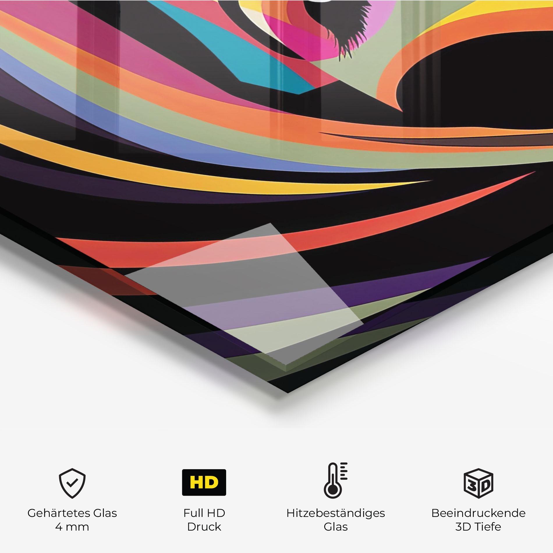 Küchenrückwand Glas Mesmerizing Dream mockup 2