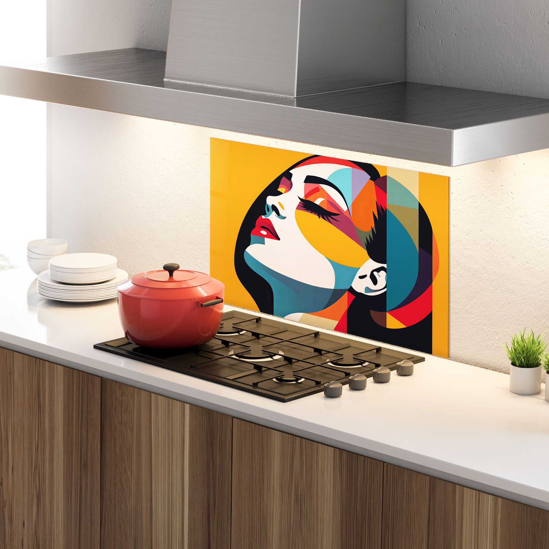 Dreamy Yellow Female mockup 4