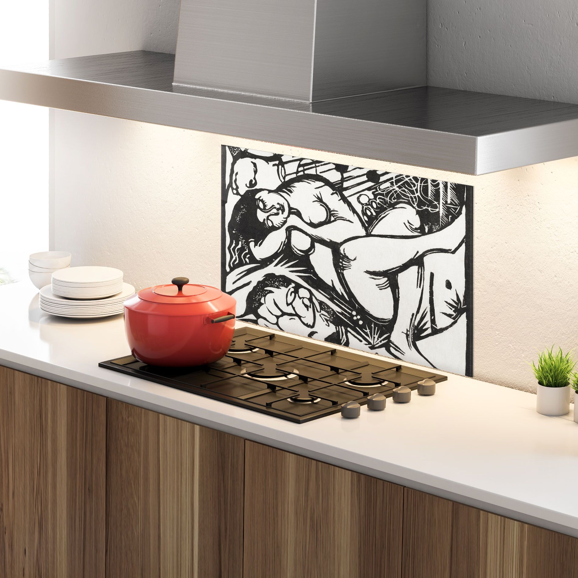 Woman Drawing mockup 4