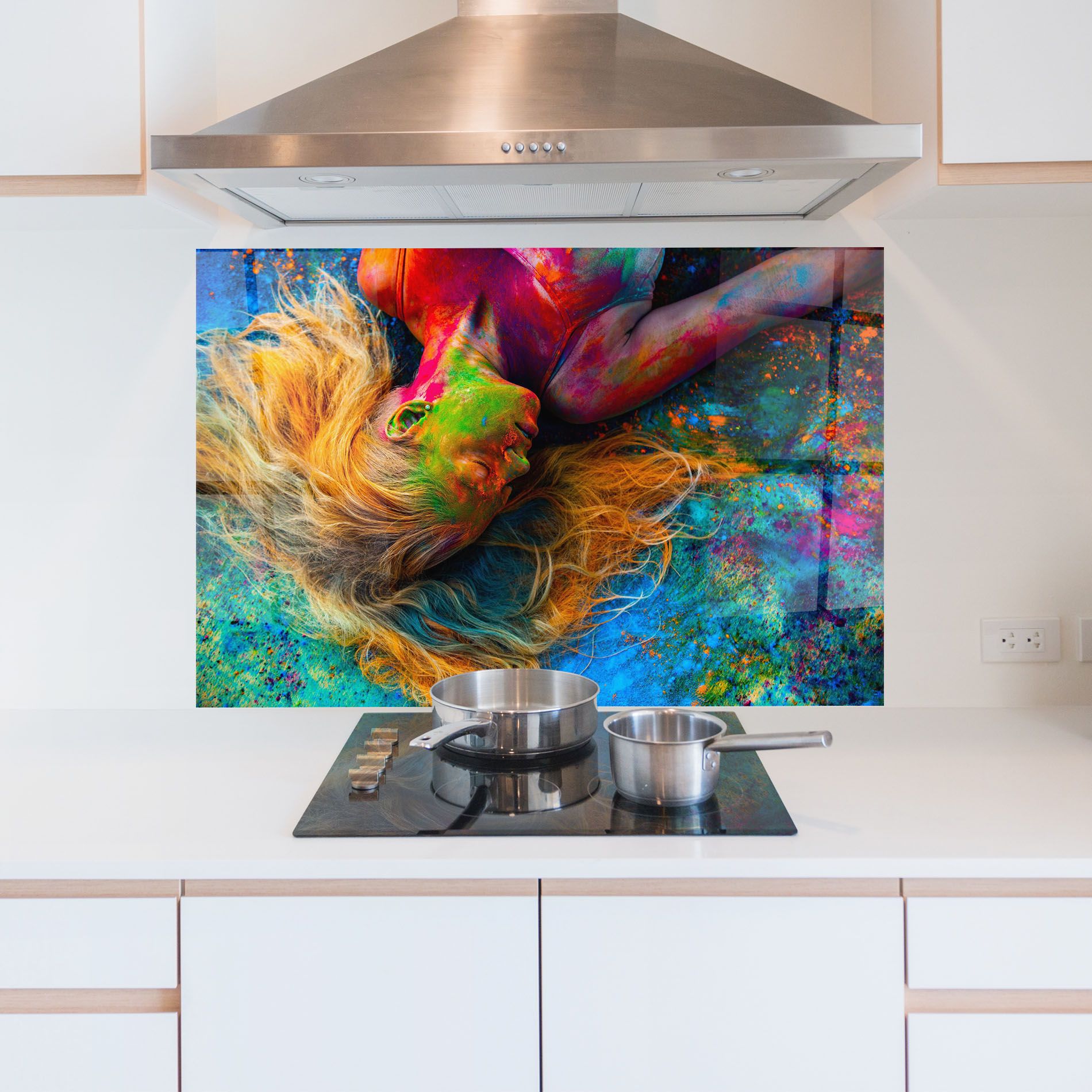 Powder Holi Woman mockup 5