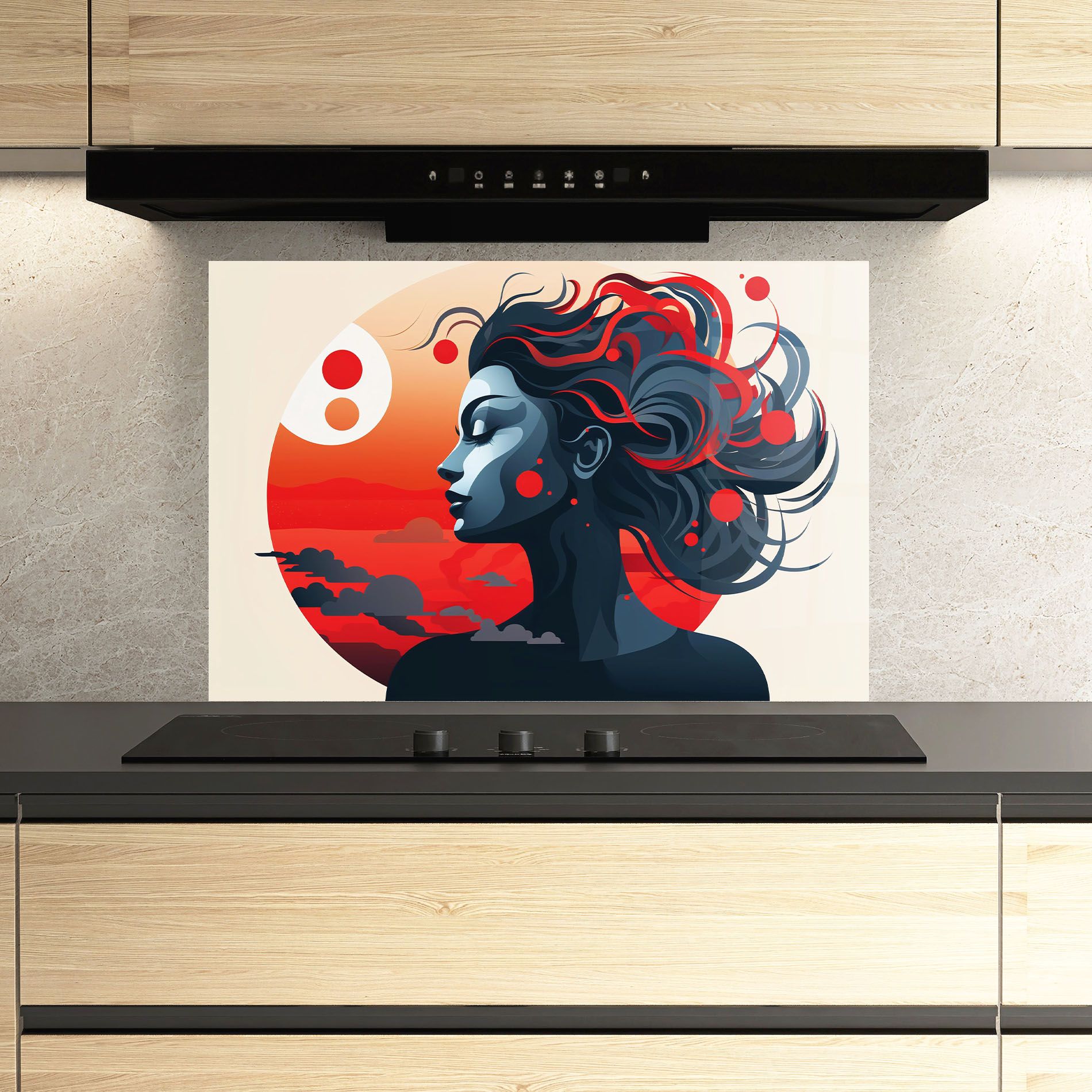 Simple Colored Girl mockup 3